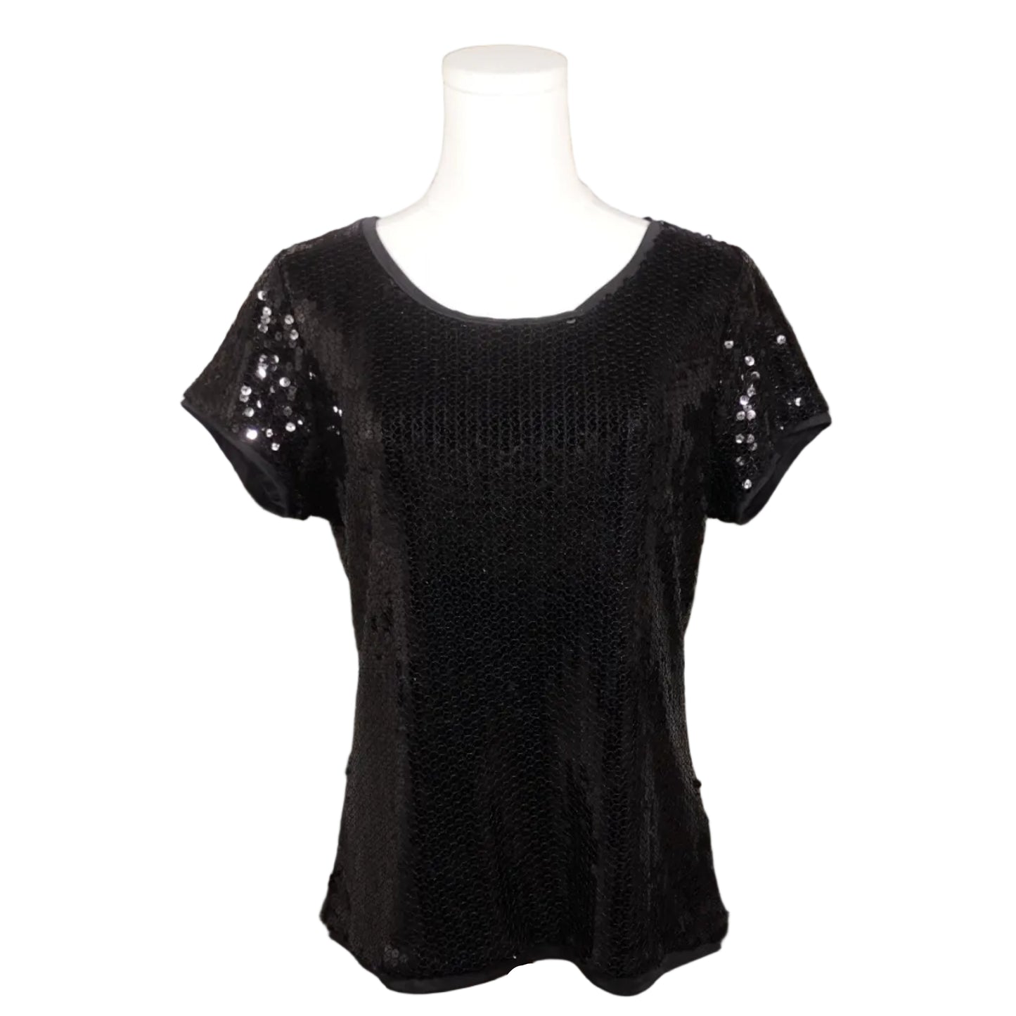 Augusta Glimmer Sequin Top-L