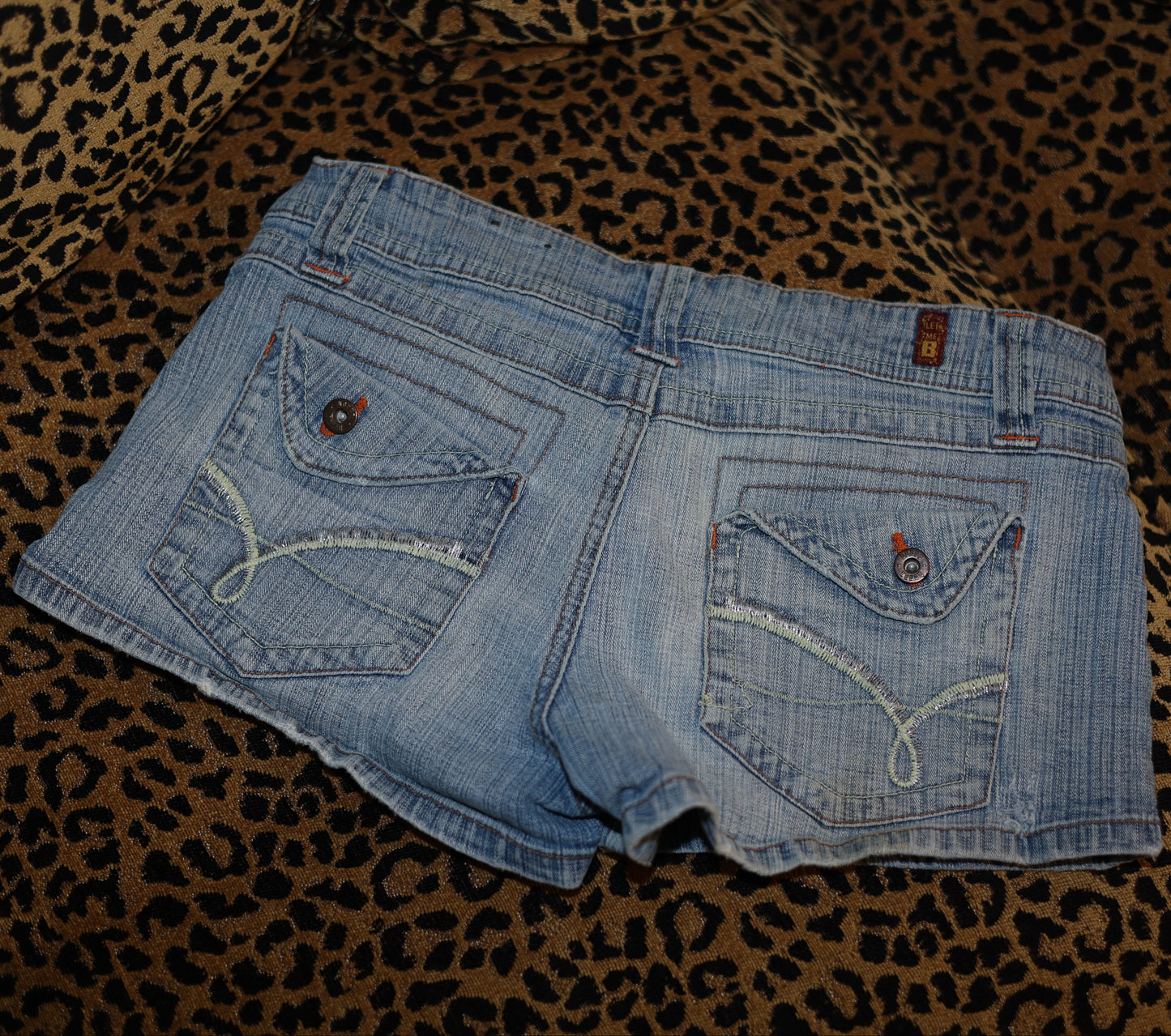 Blue Jean Mini Shorts