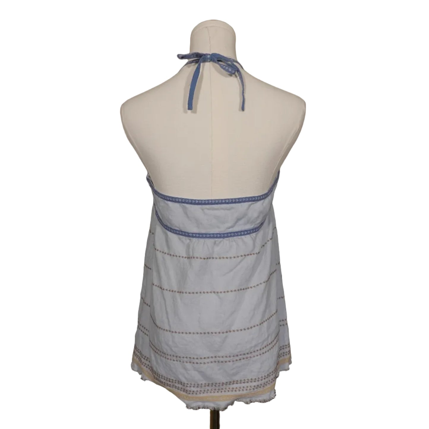 Anthropologie Intuitions Embroidered Halter Top – Size 6