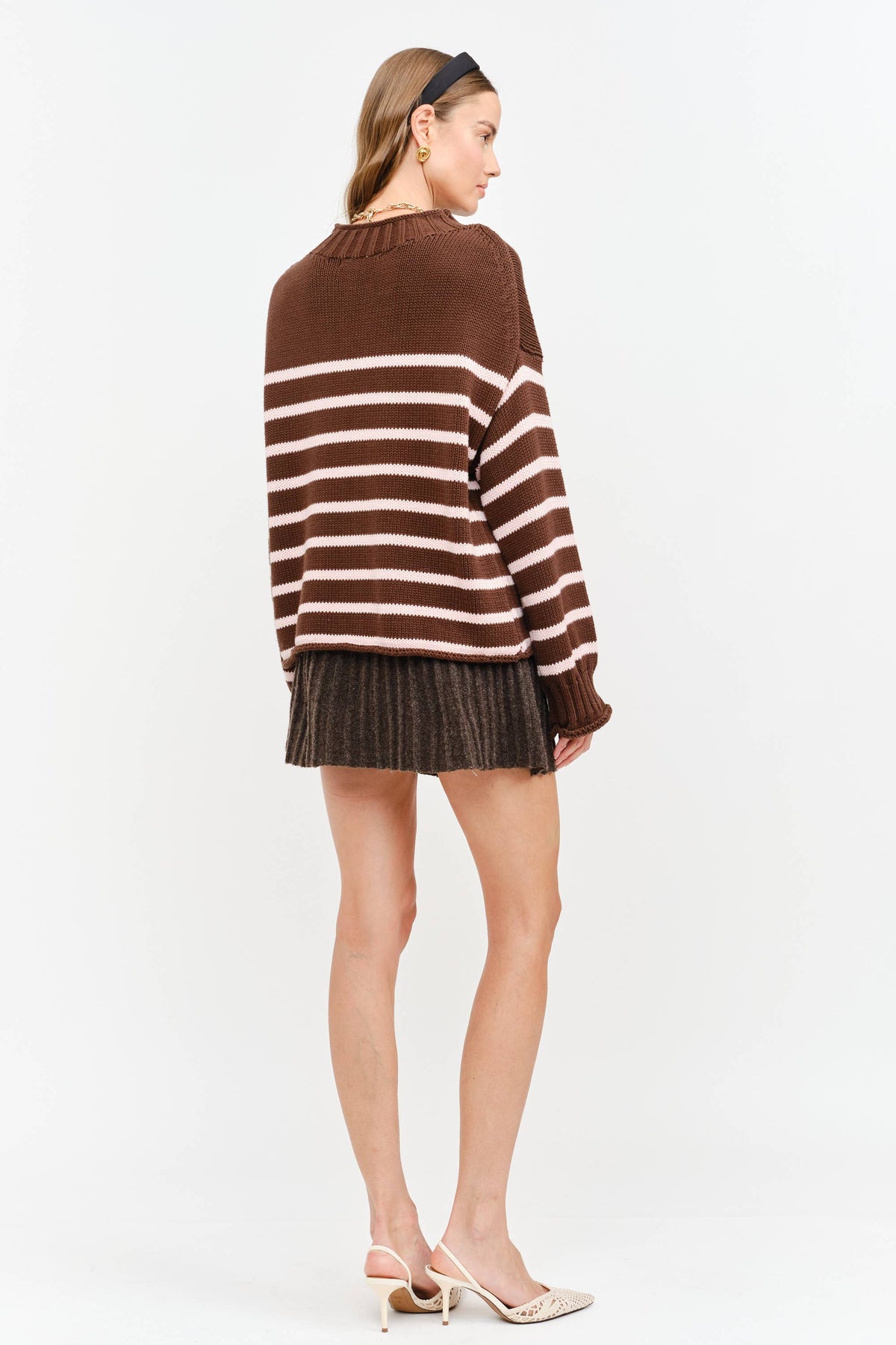 PREORDER The Espresso Stripe Sweater