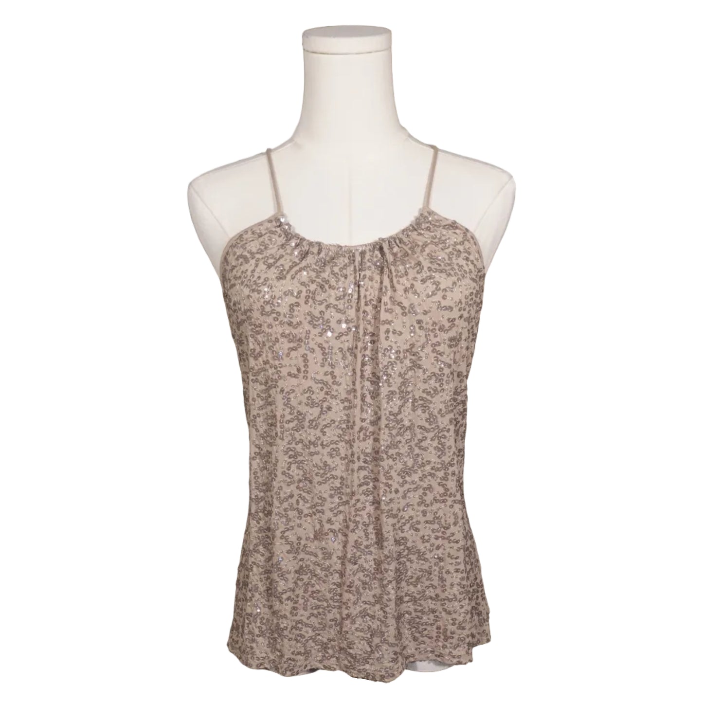 ELLE Sequin Halter Top-S
