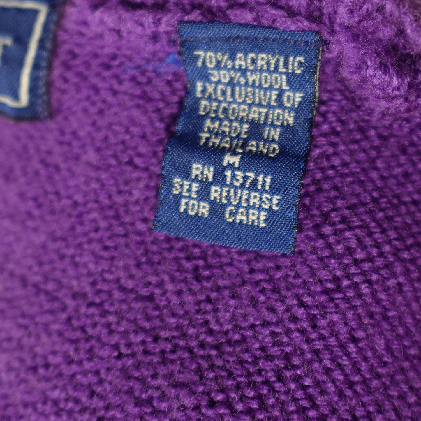 Karen Scott Plum Romance Knit Vest (M)