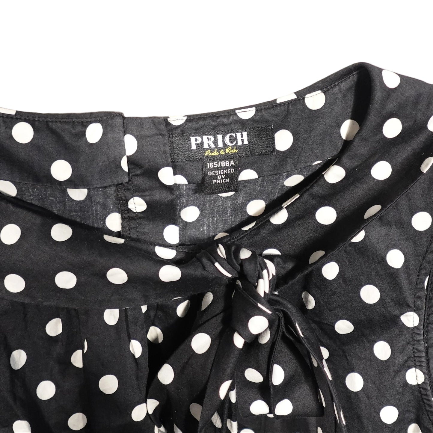 PRICH Retro Polka Dot Blouse