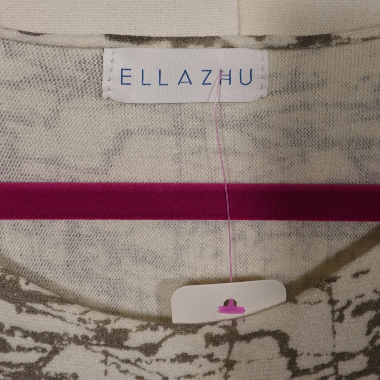 Ellazhu Illustrated Knit Dress