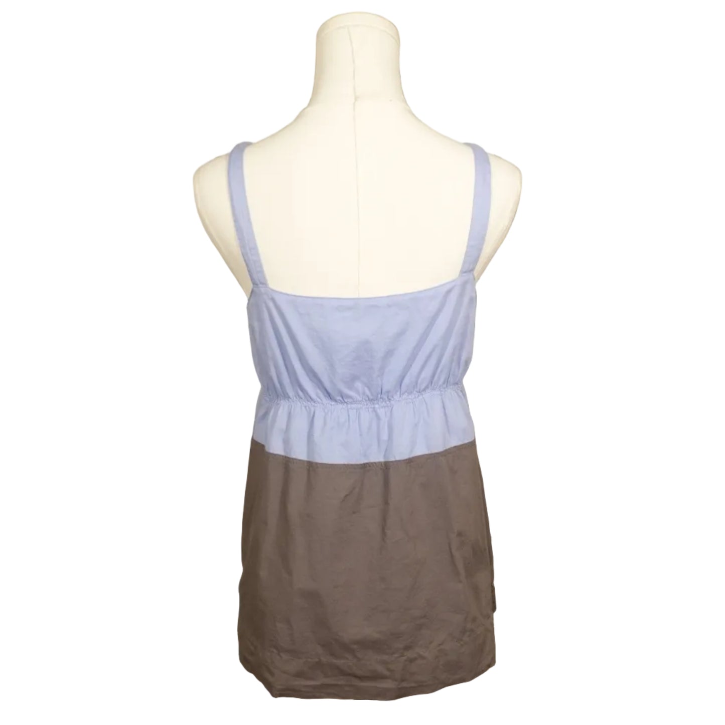J.Crew Colorblock Cotton Babydoll Tank Top-2