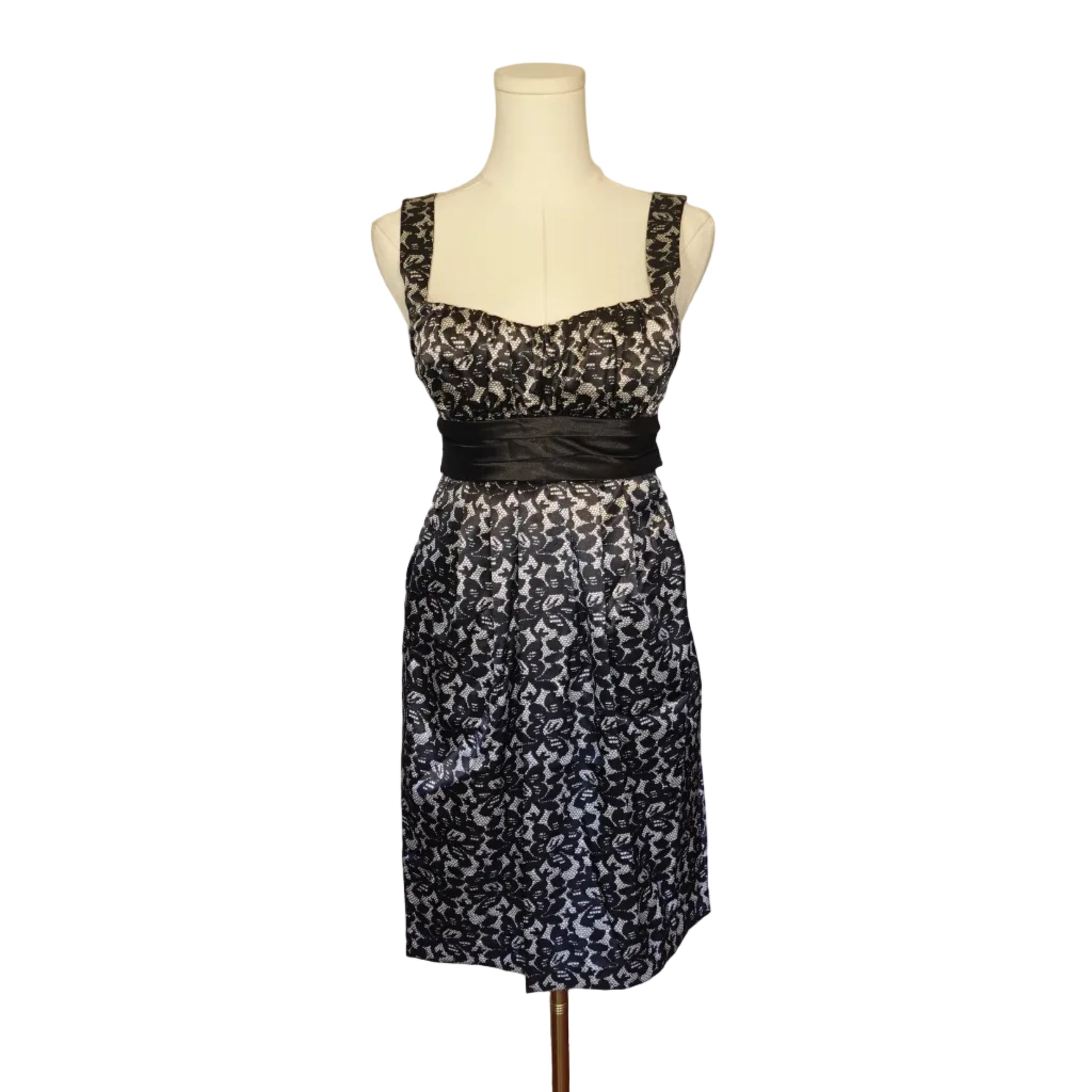 City Triangles Black & Ivory Lace Cocktail Dress-XS – The Diva Link