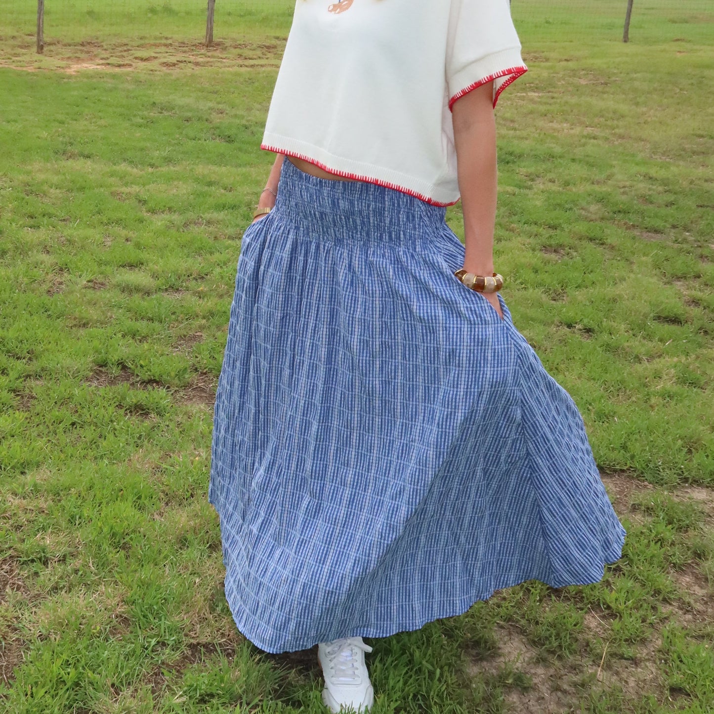 Bluebell Picnic Maxi Skirt