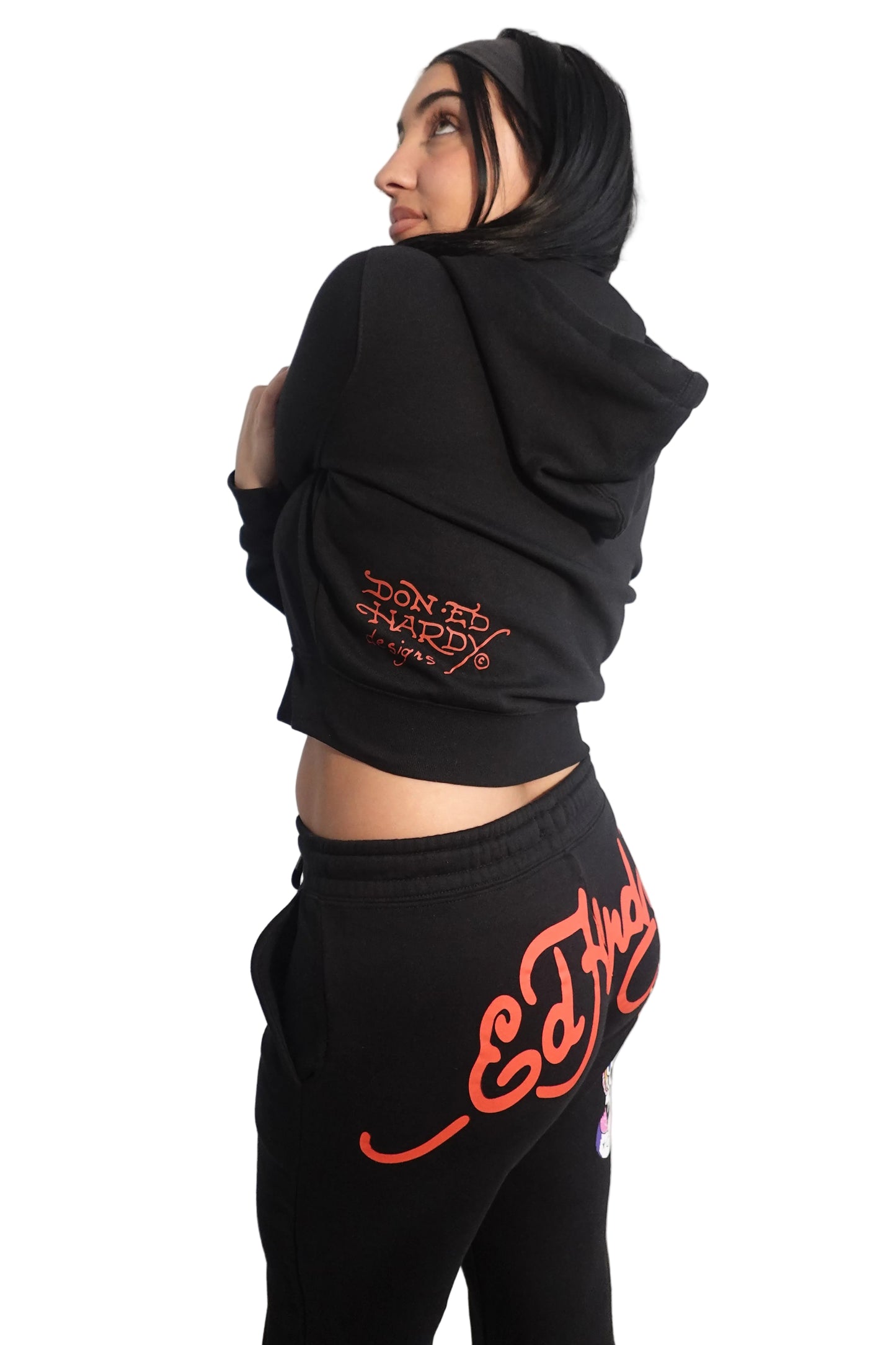Ed Hardy Black NYC Sweatpants