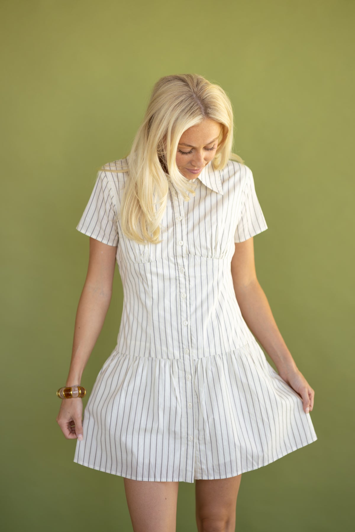 Loretta Shirt Mini Dress
