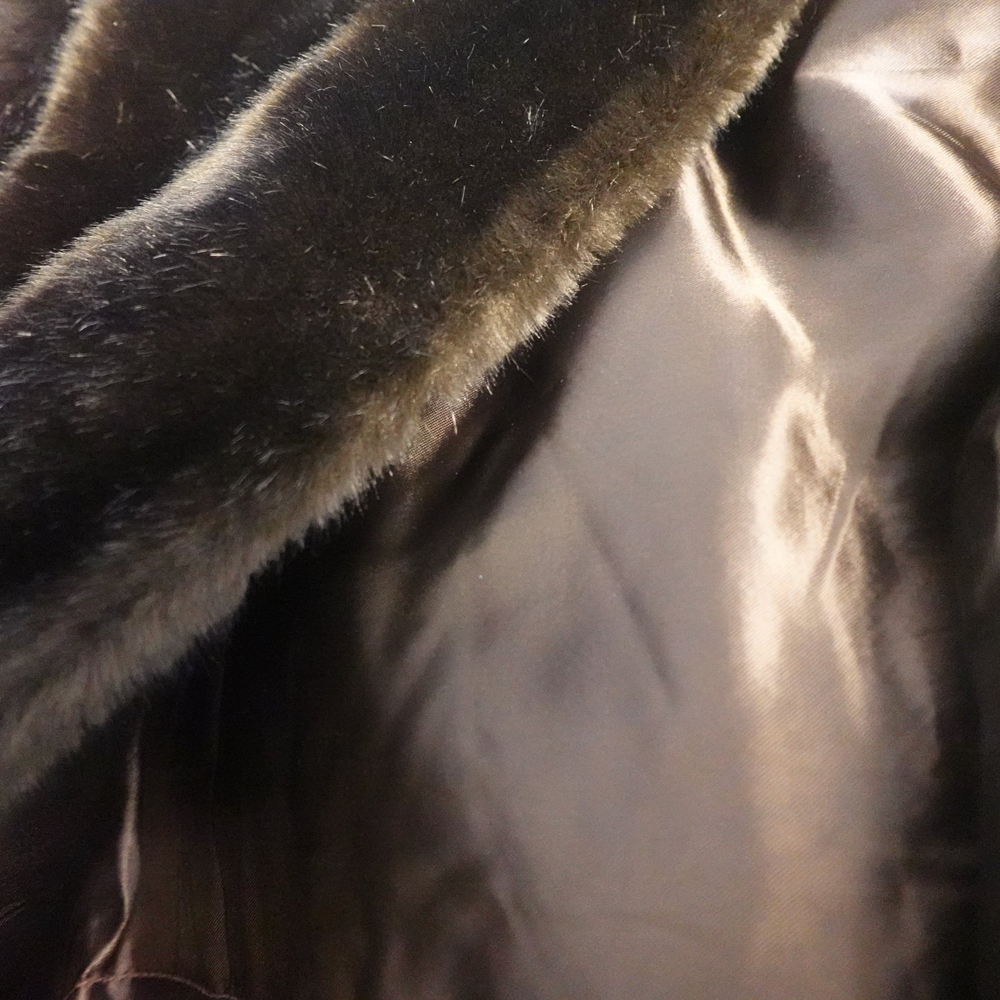 Tissavel France Faux Mink Coat