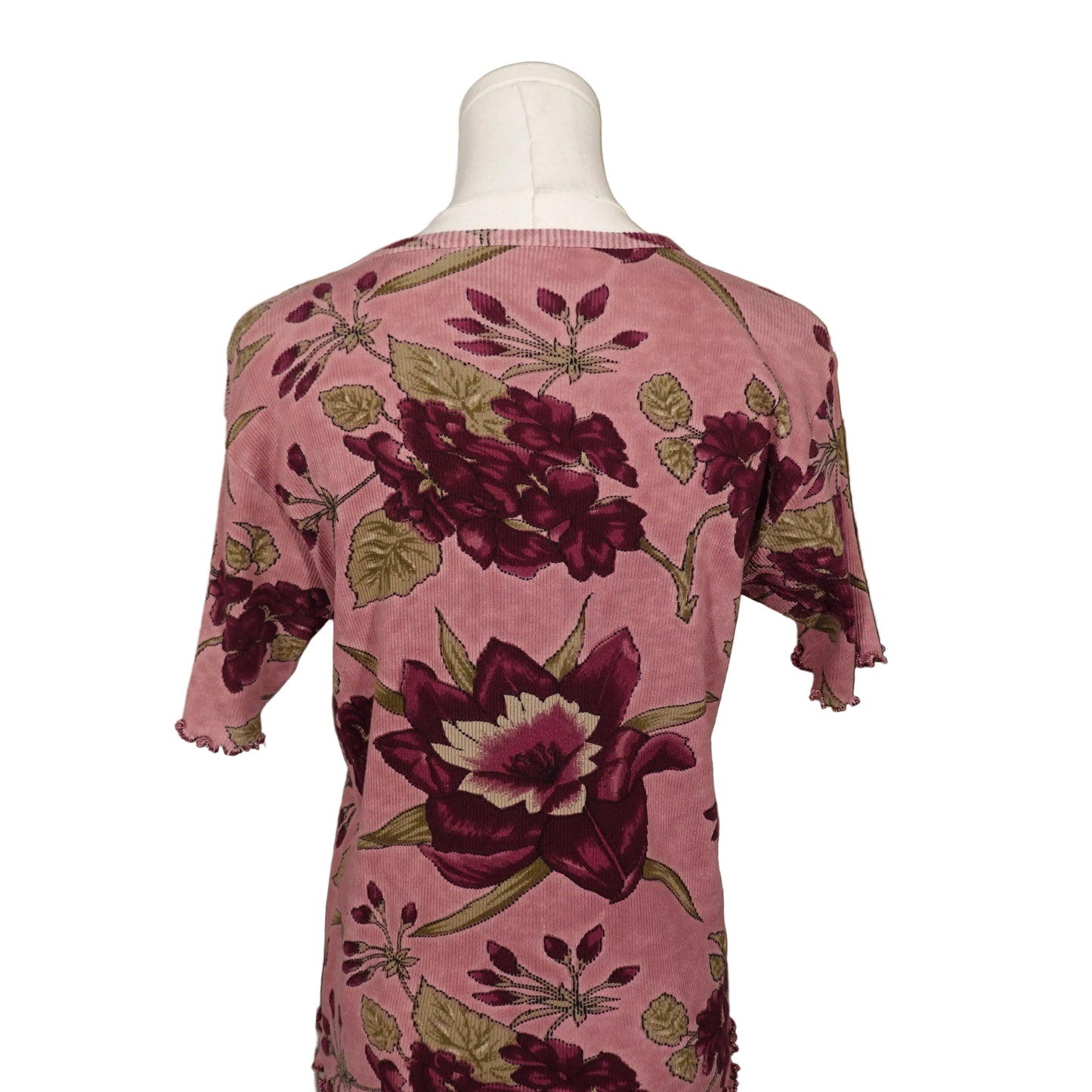 Maxwell Pink Floral Baby Tee -M