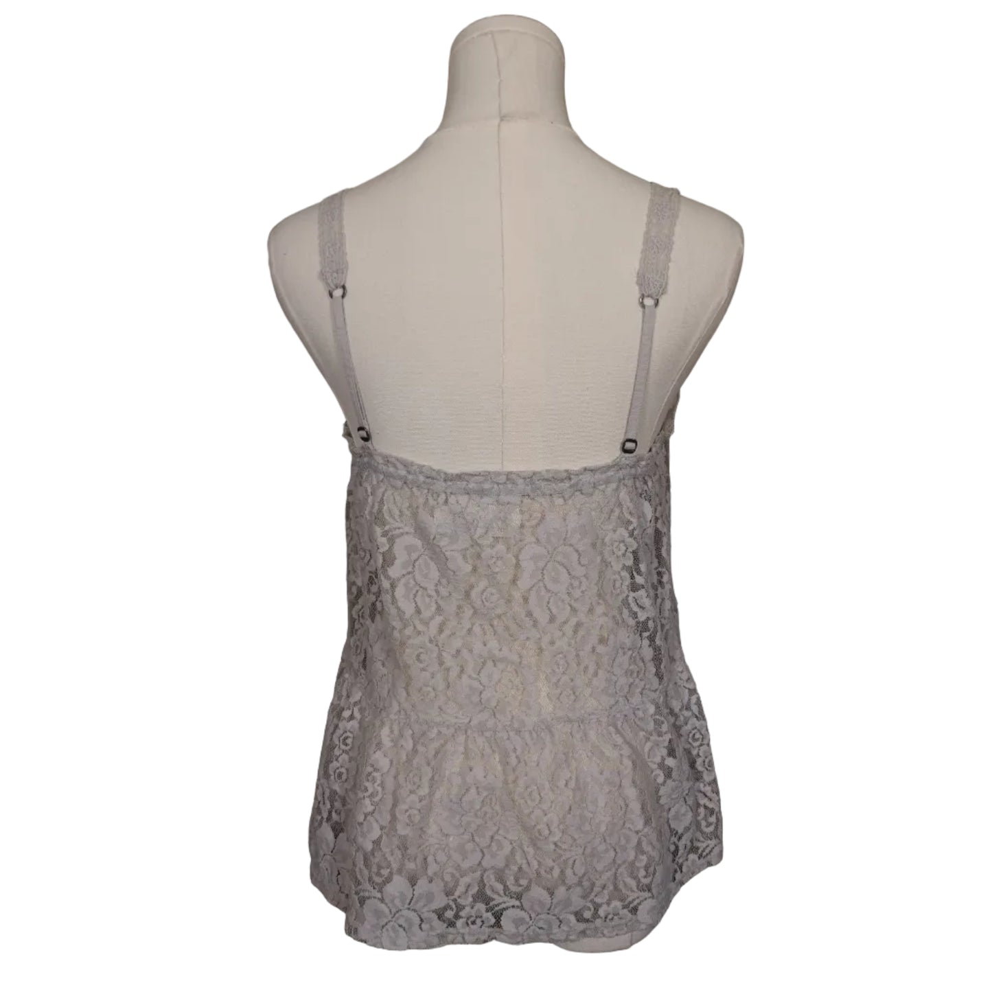 Abercrombie & Fitch Lace Babydoll Cami (Size L)