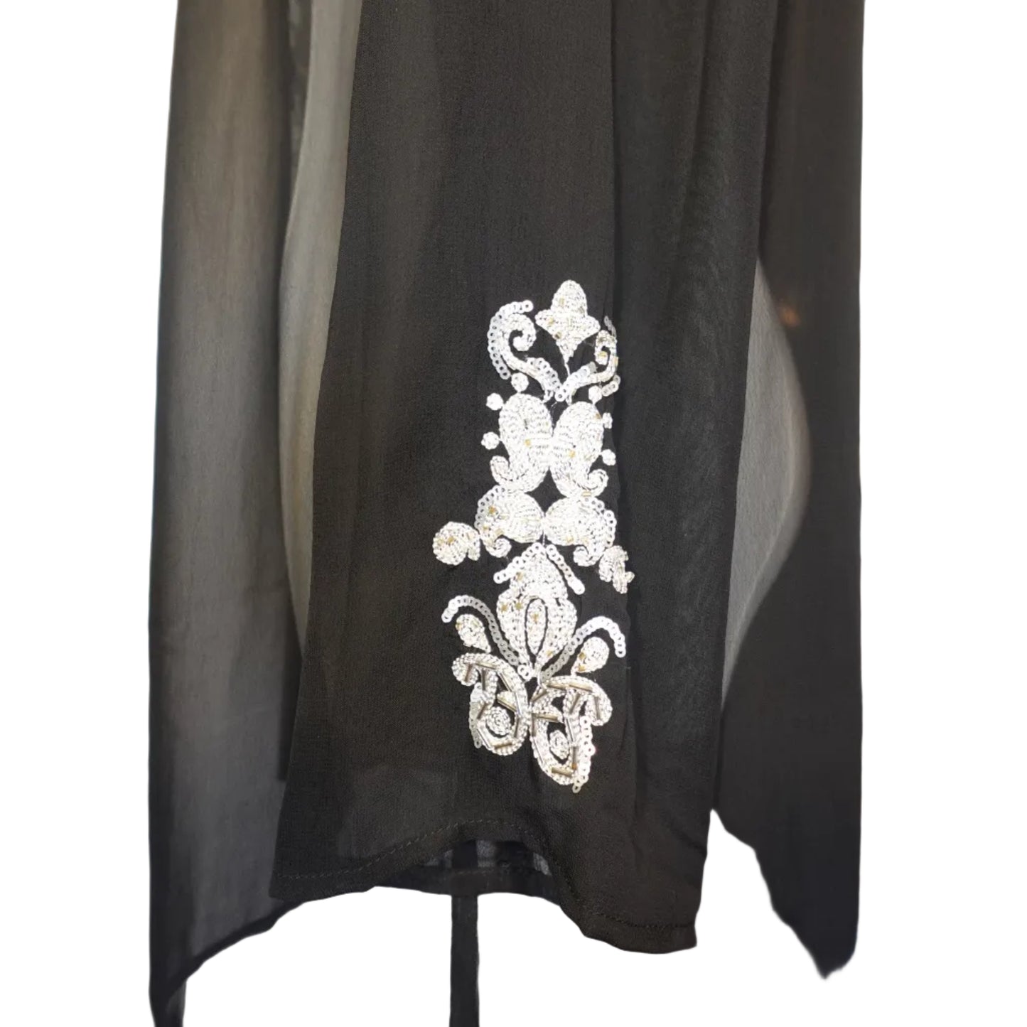 Anthony Embellished Sheer High-Low Tunic-6
