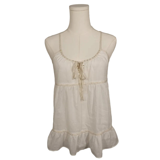 American Eagle Cream Babydoll Cami (0)