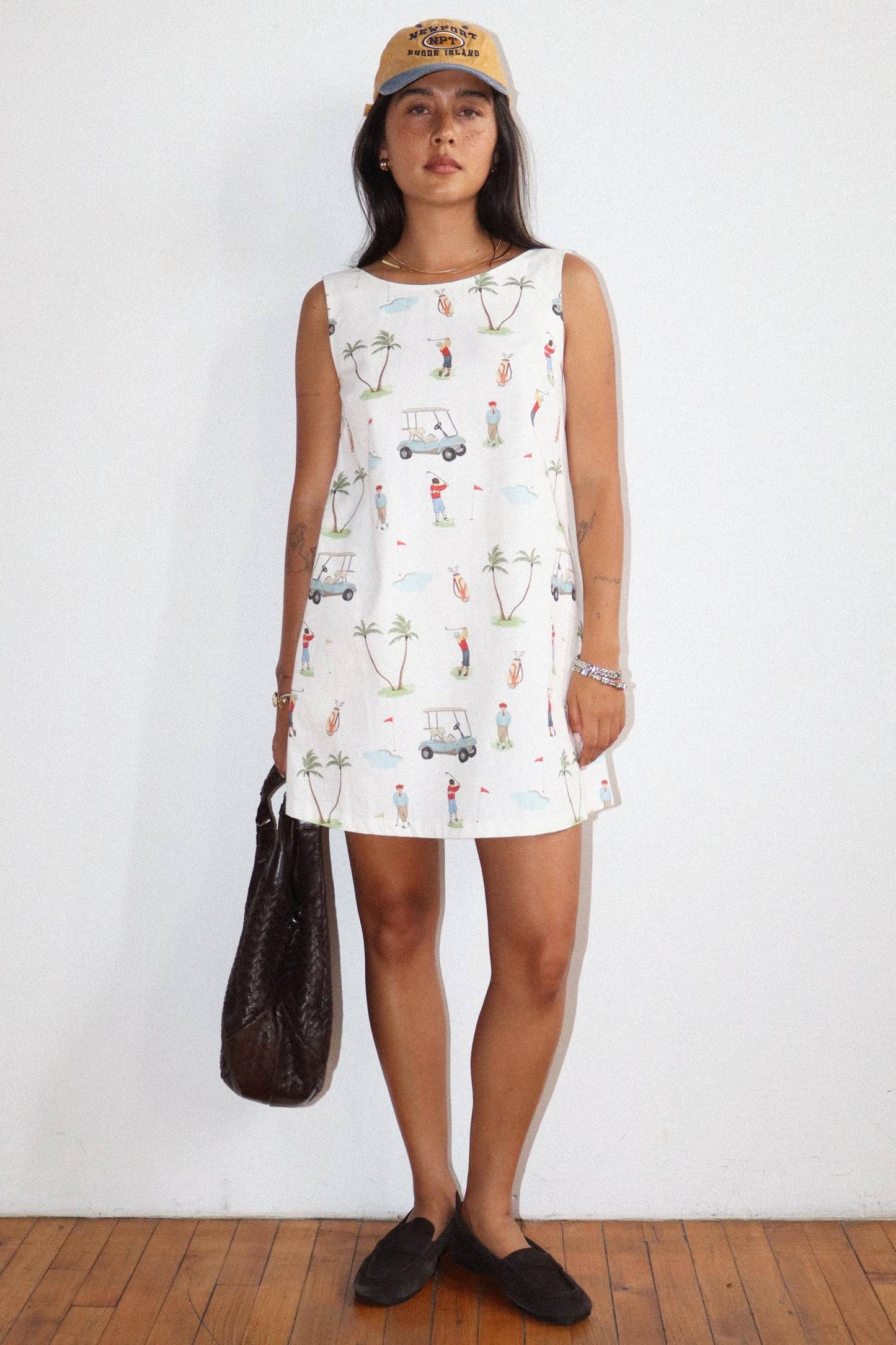PREORDER Golf Print Mini Dress