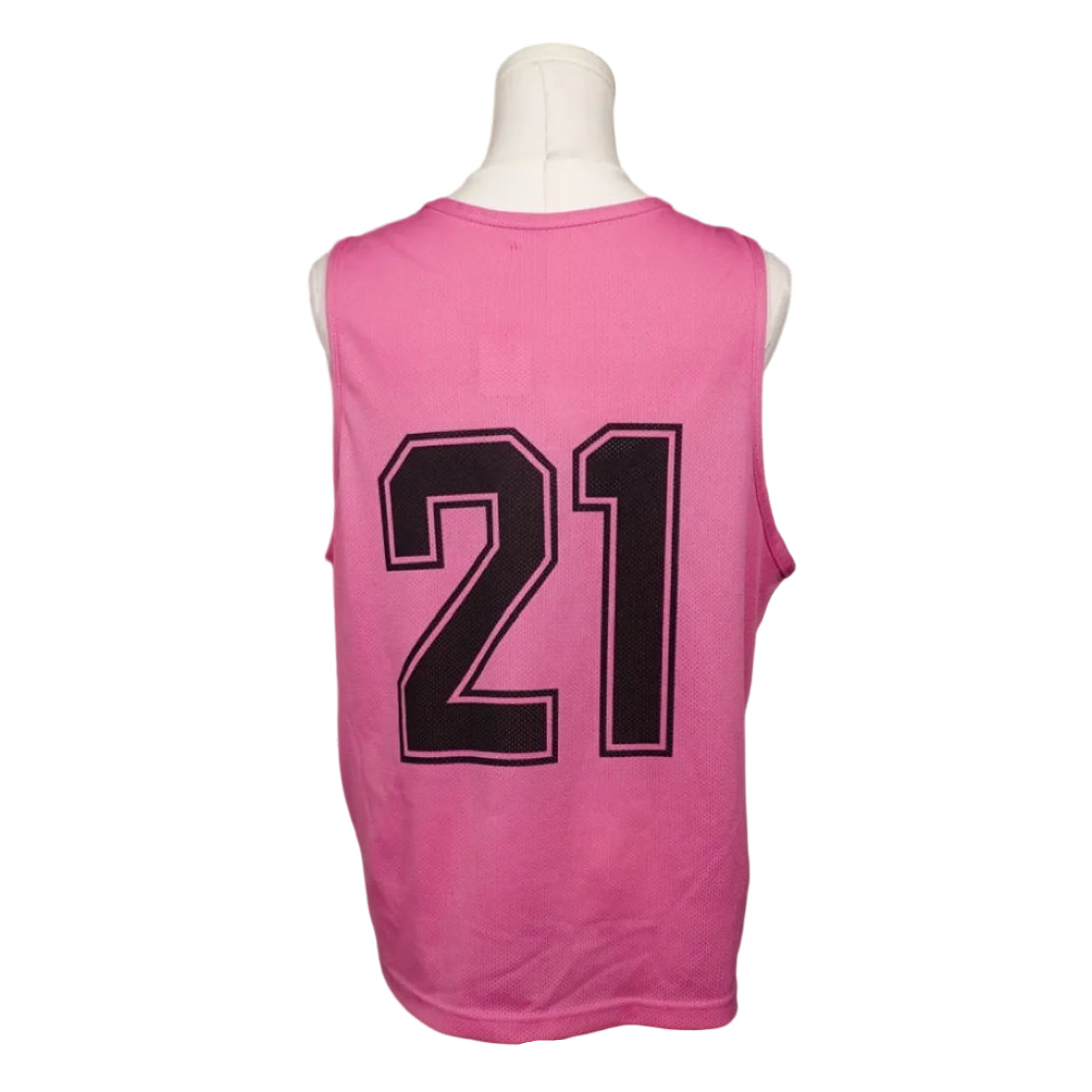 Hot Pink “21” Athletic Mesh Tank
