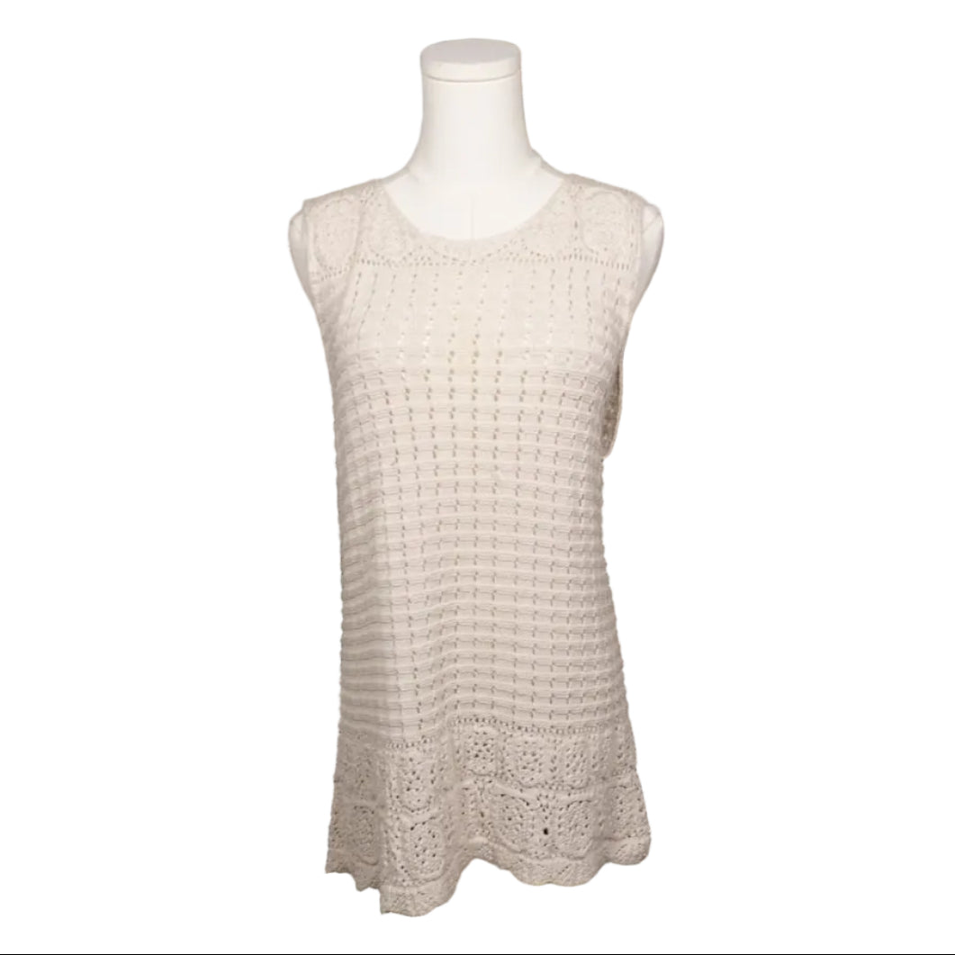 Cream Crochet Top (XL)