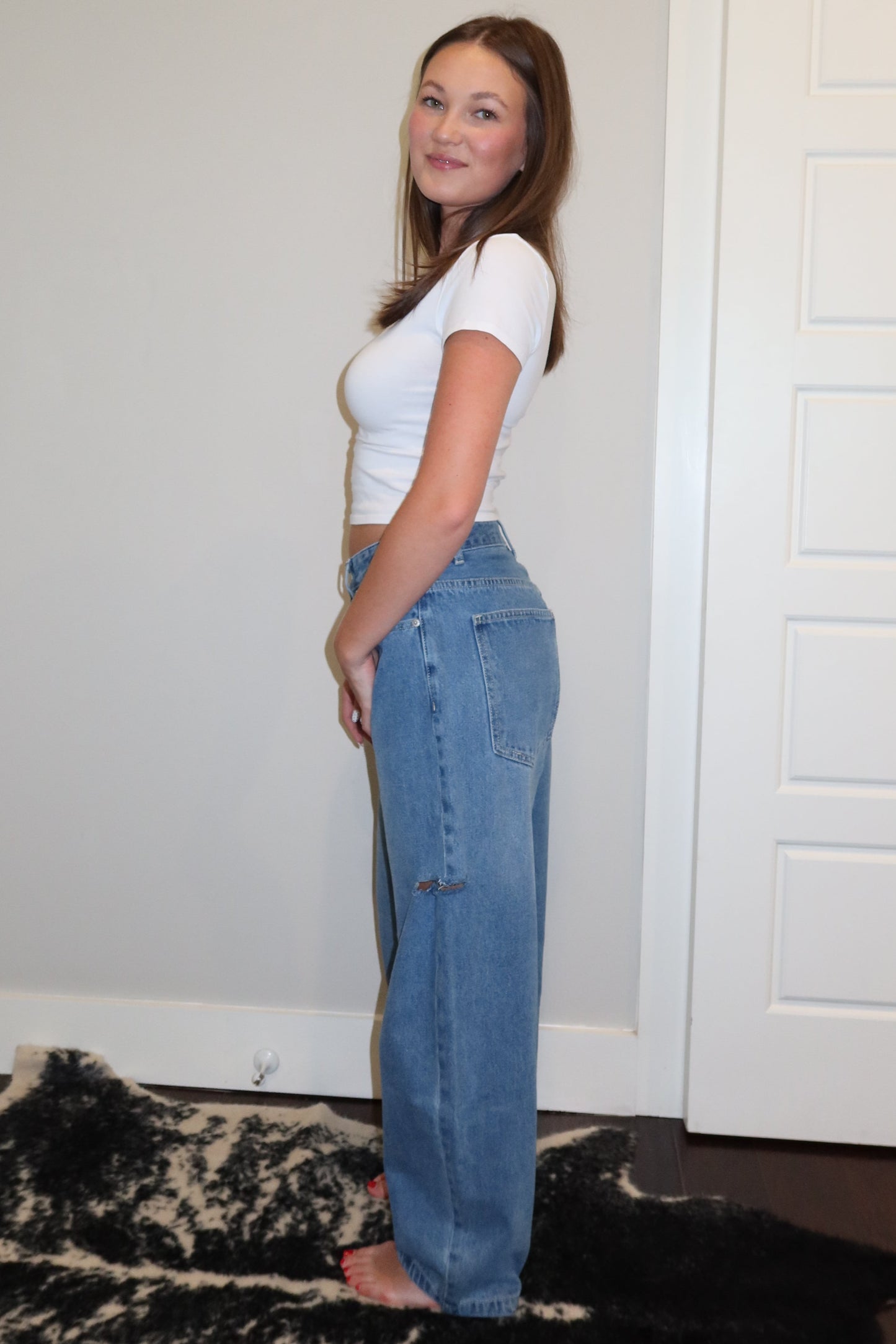 West End Barrel Jeans