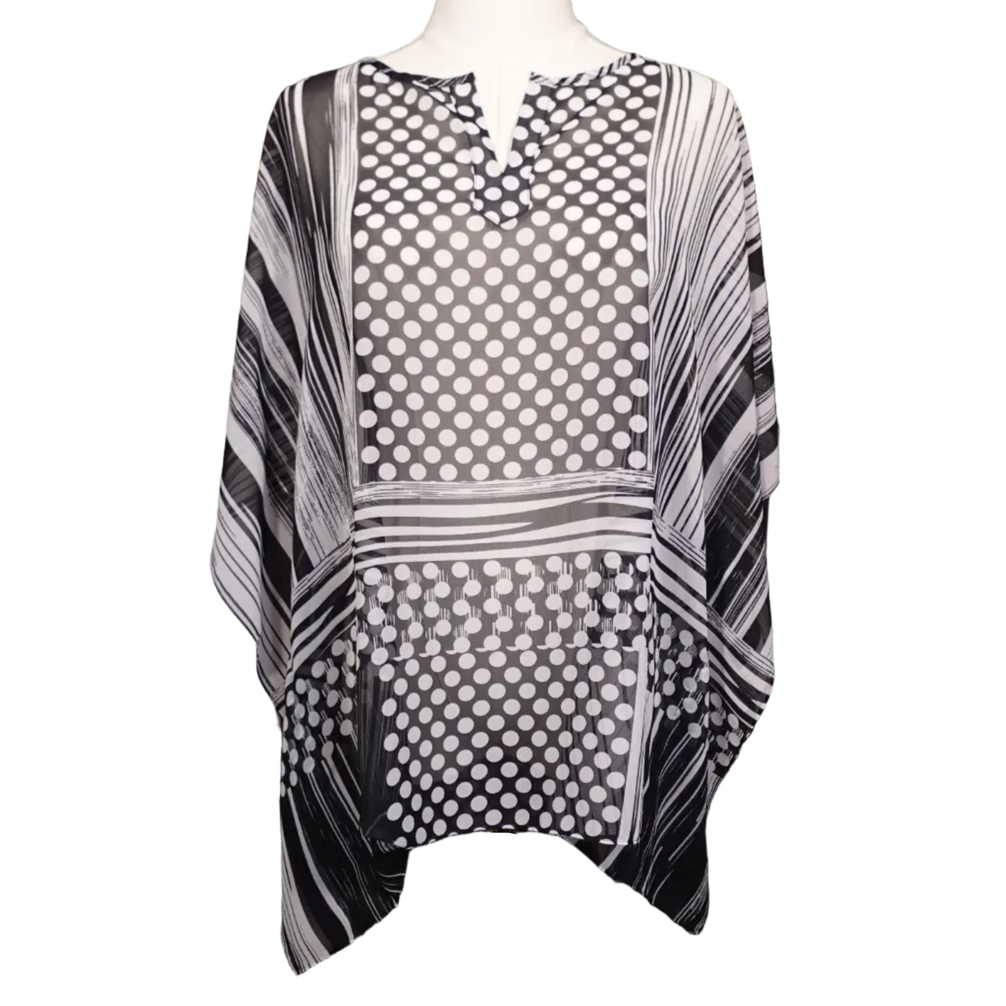 Mod Muse Sheer Poncho Top-S/M
