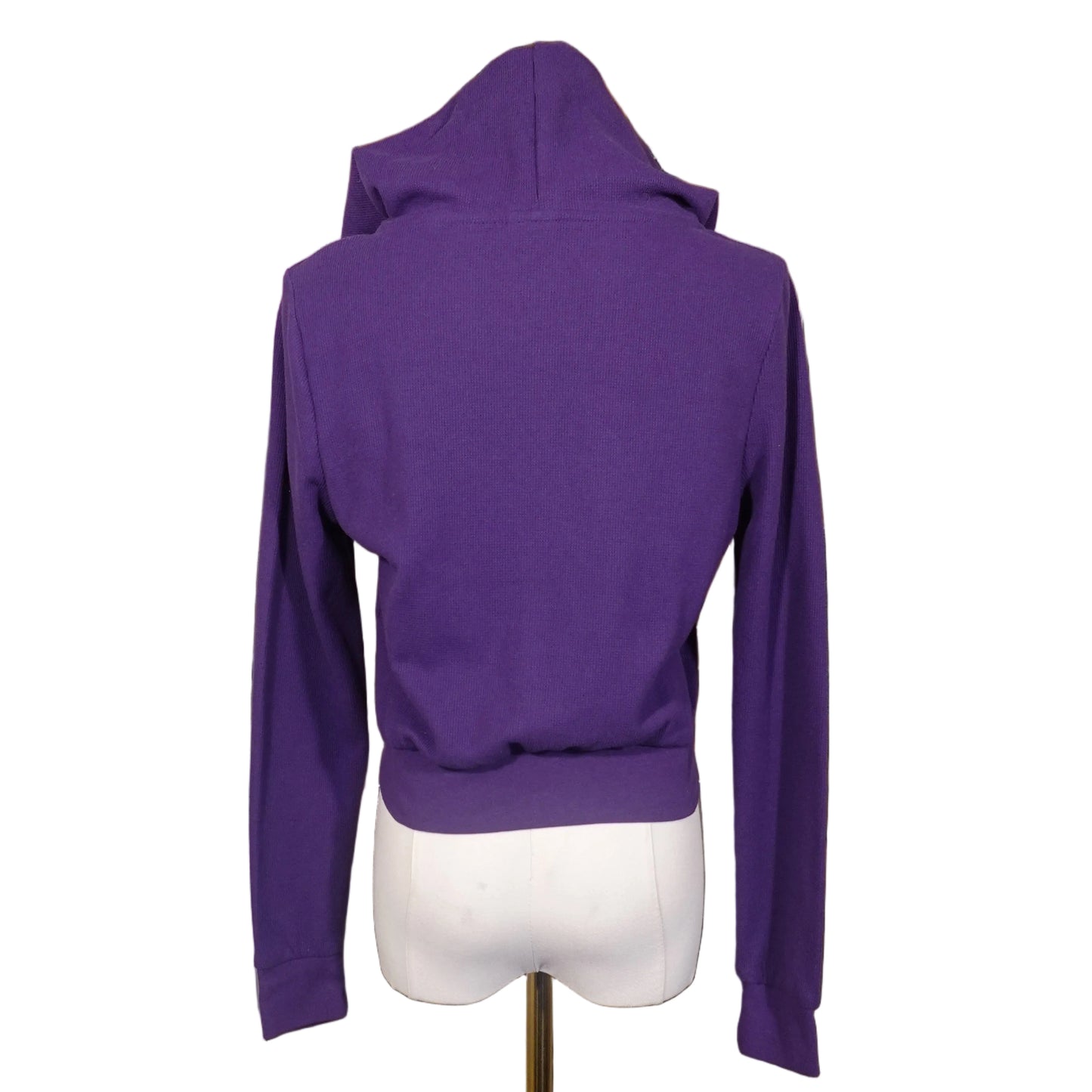 Cropped TCU Zip-Up Hoodie-S