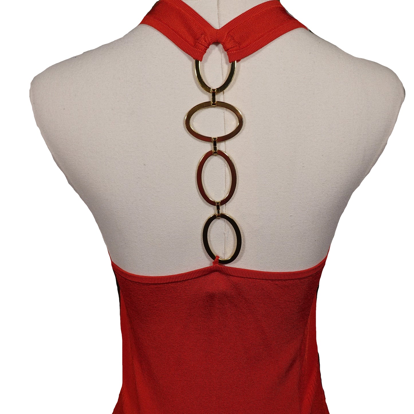 Tangerine Ring Detail Tank- S