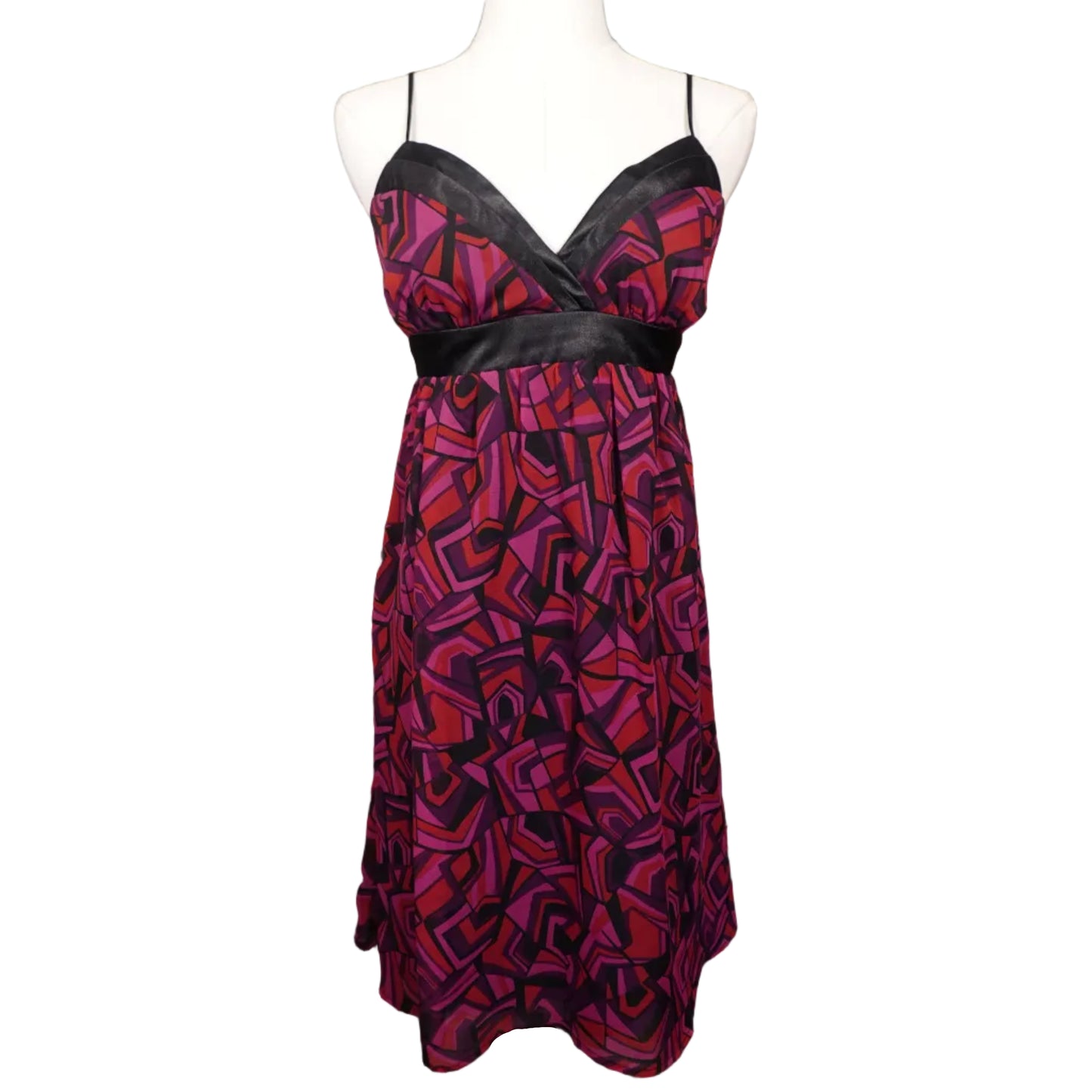 XXI Electric Muse Geometric Slip Dress-S