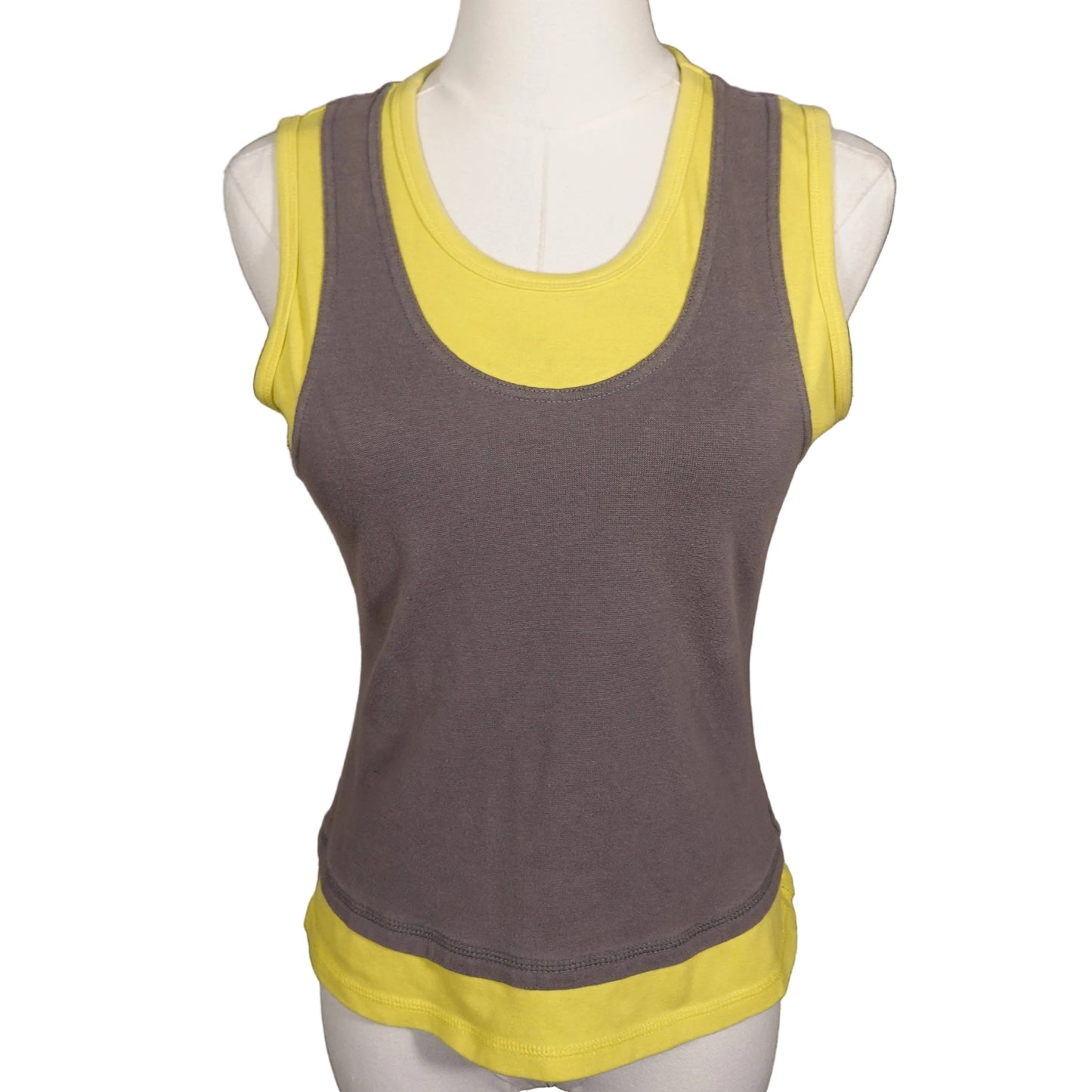 Layered Sport Tank Top-L