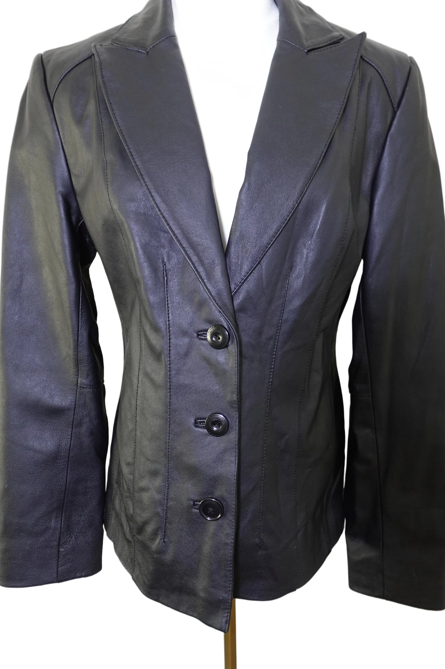 Vintage East 5th Genuine Leather Blazer-S