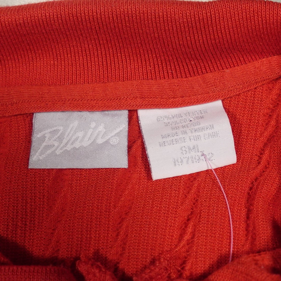 Cherry Red Blair Knit Polo Top-S