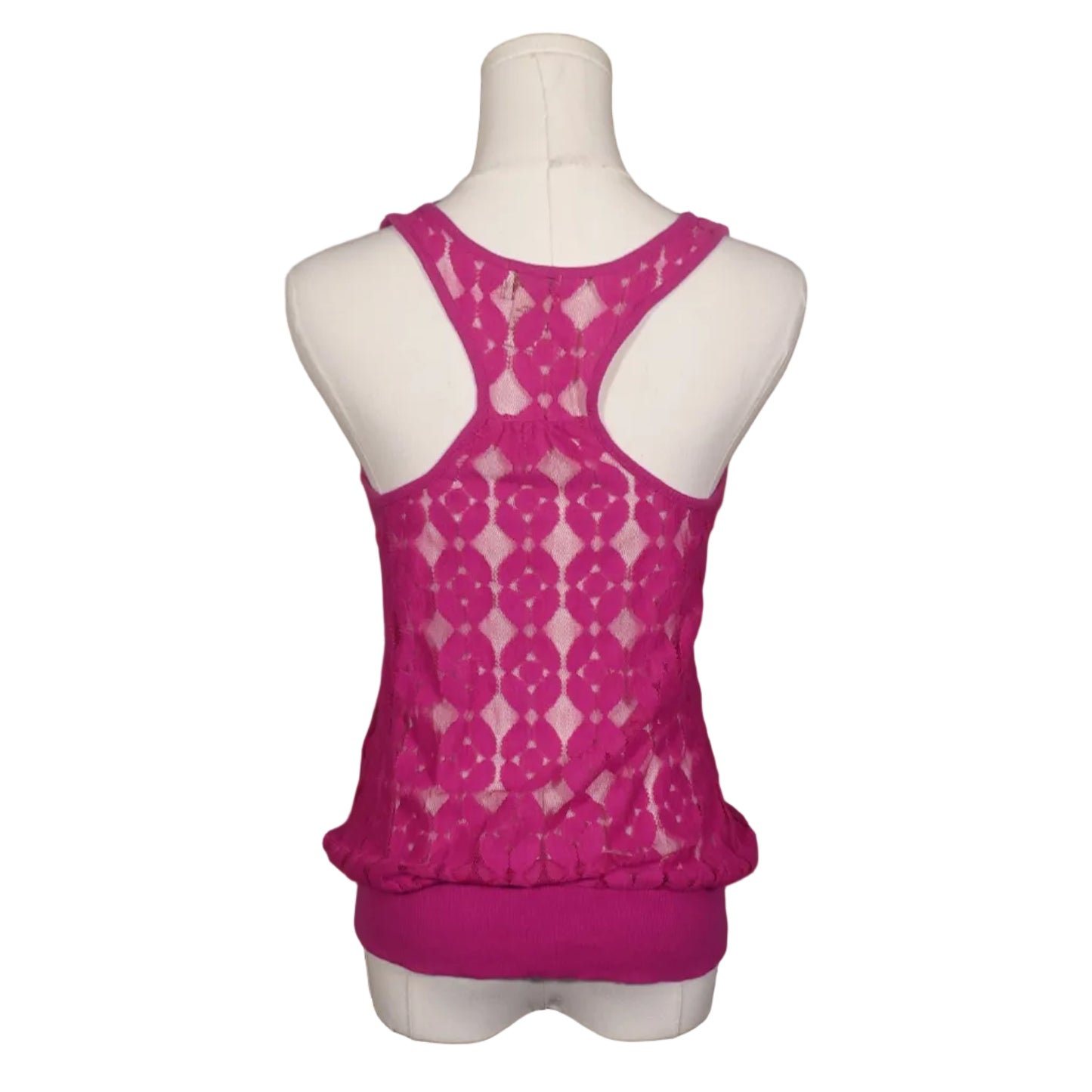 Pink Sugar Lace Tank-S
