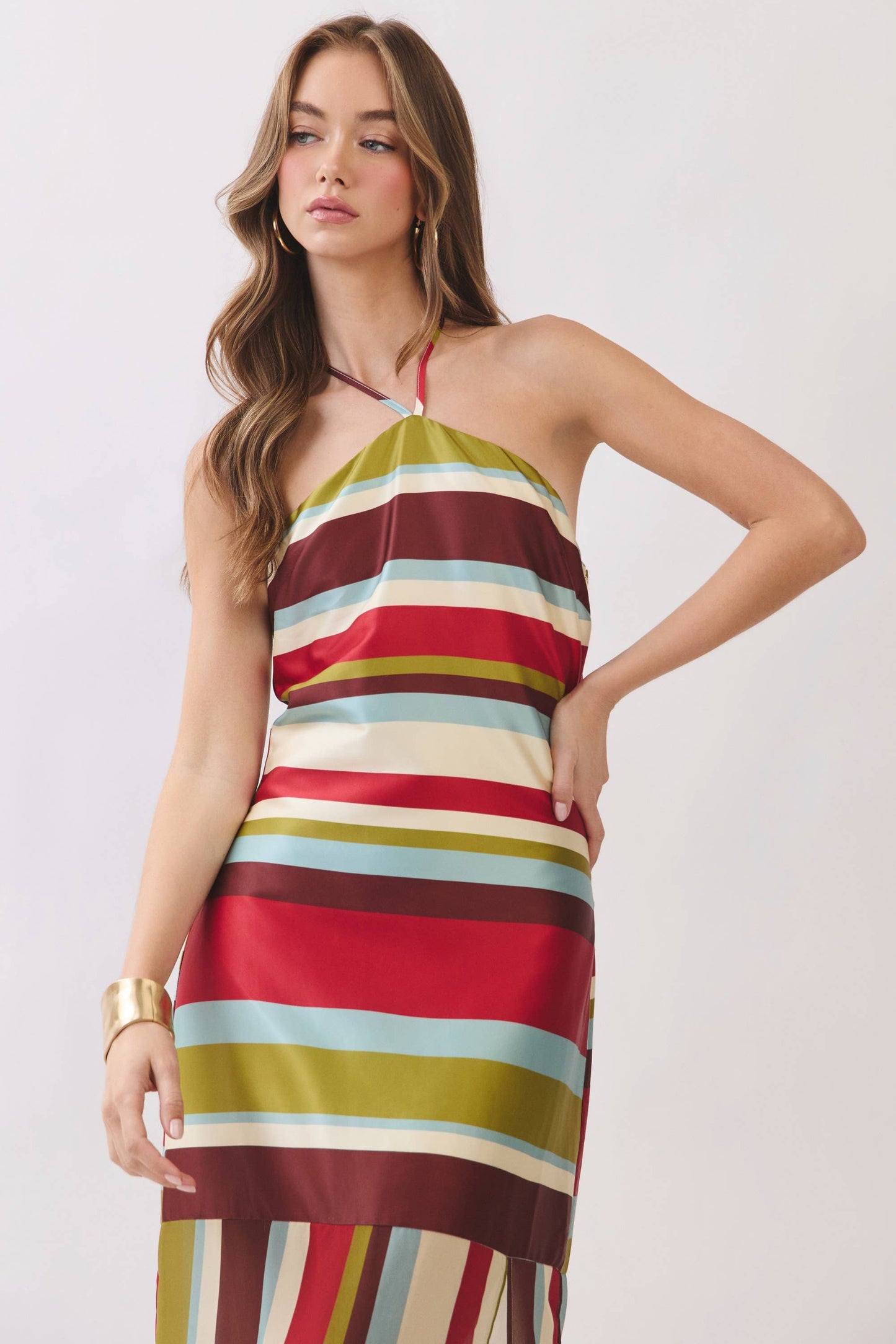 PREORDER Hudson Stripe Maxi Dress