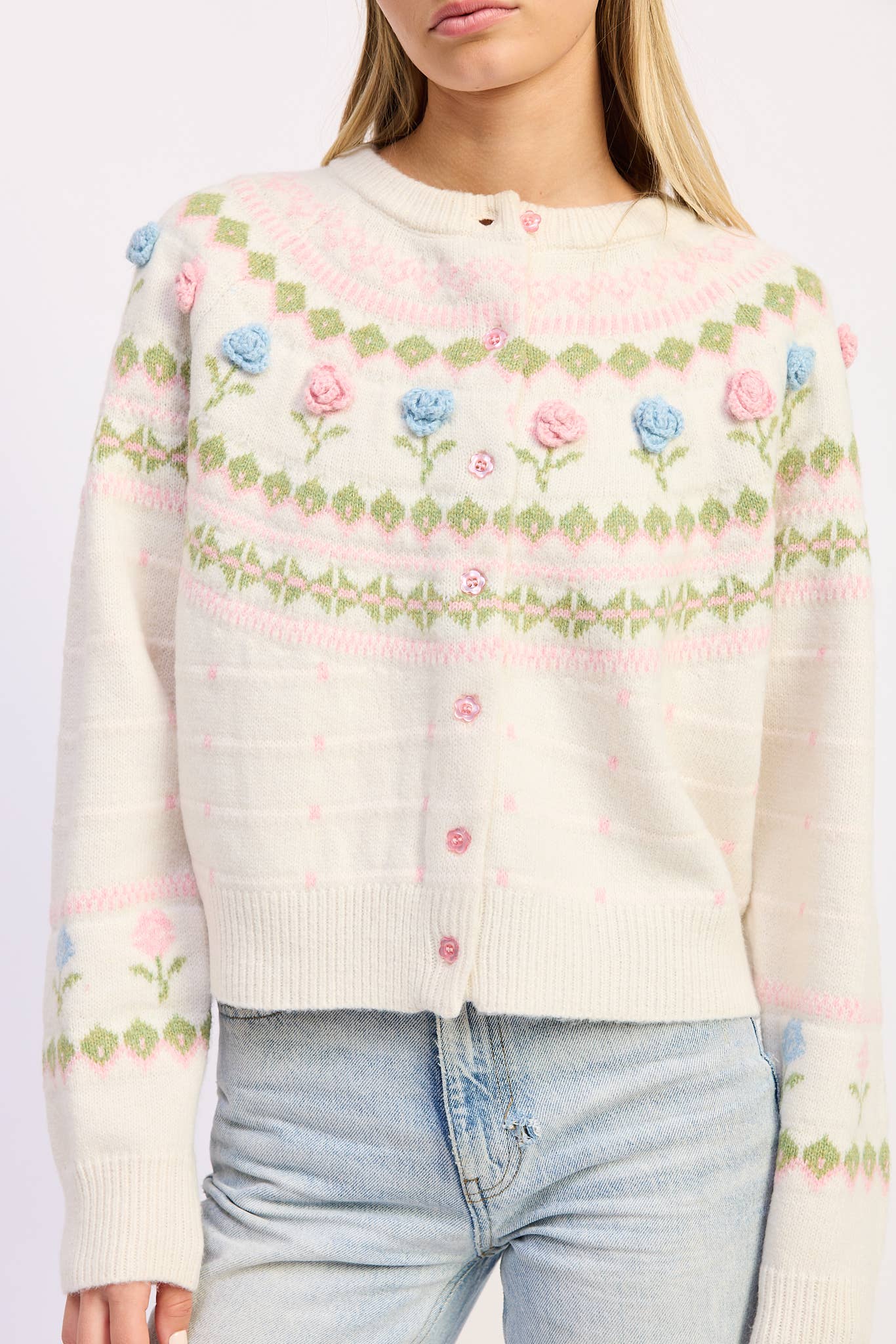 PREORDER Cottage Rose Cardigan
