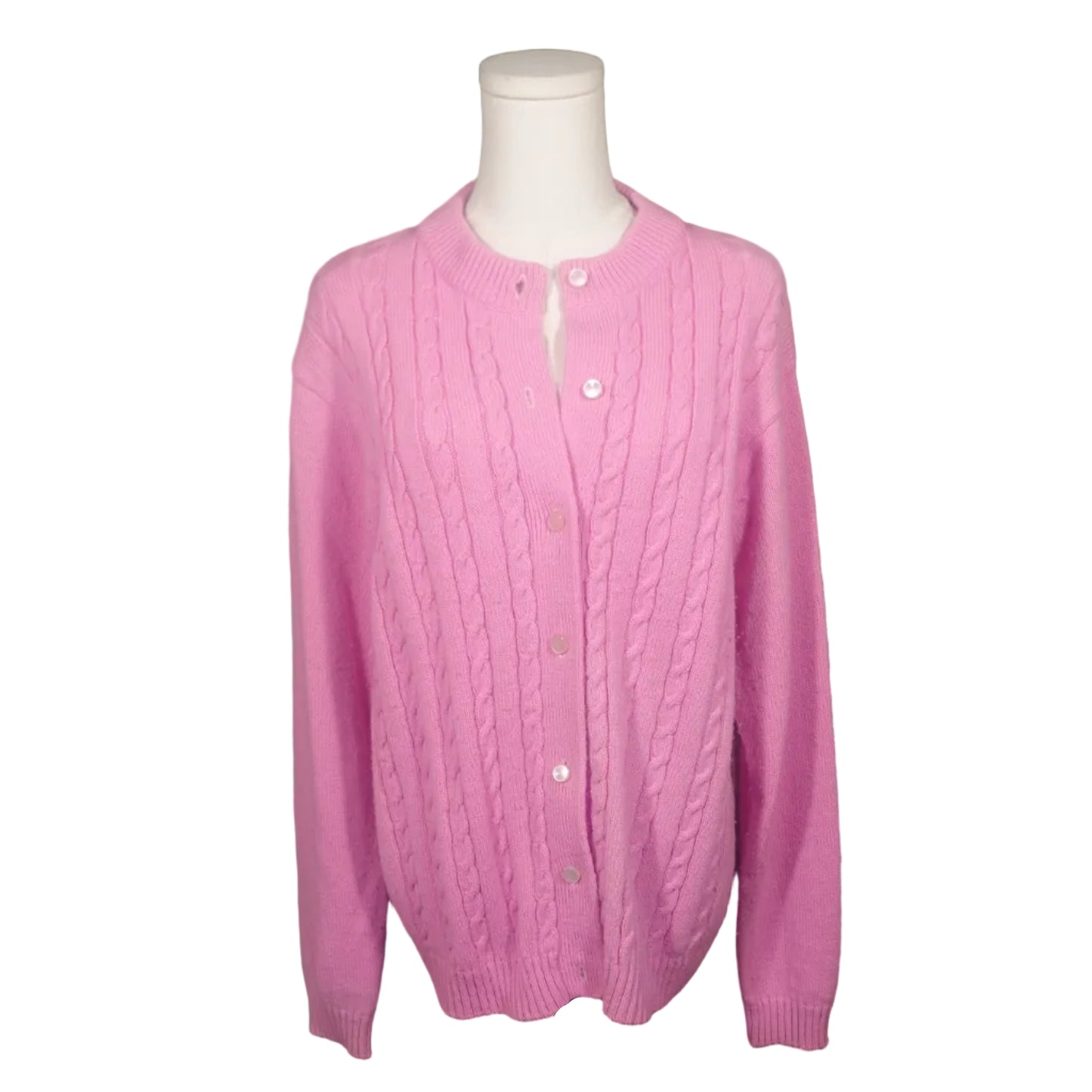 The Bubblegum Classic Cardigan-L