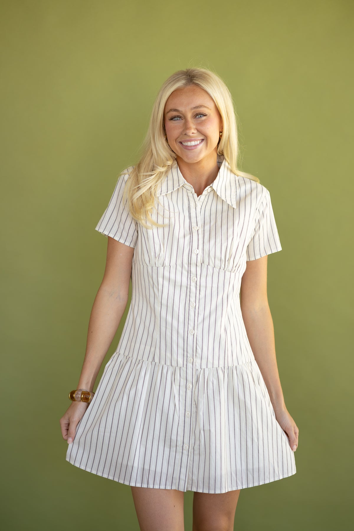 Loretta Shirt Mini Dress