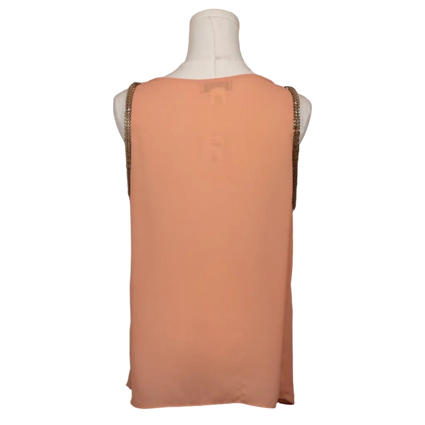 Peach Chainlink Tank-S