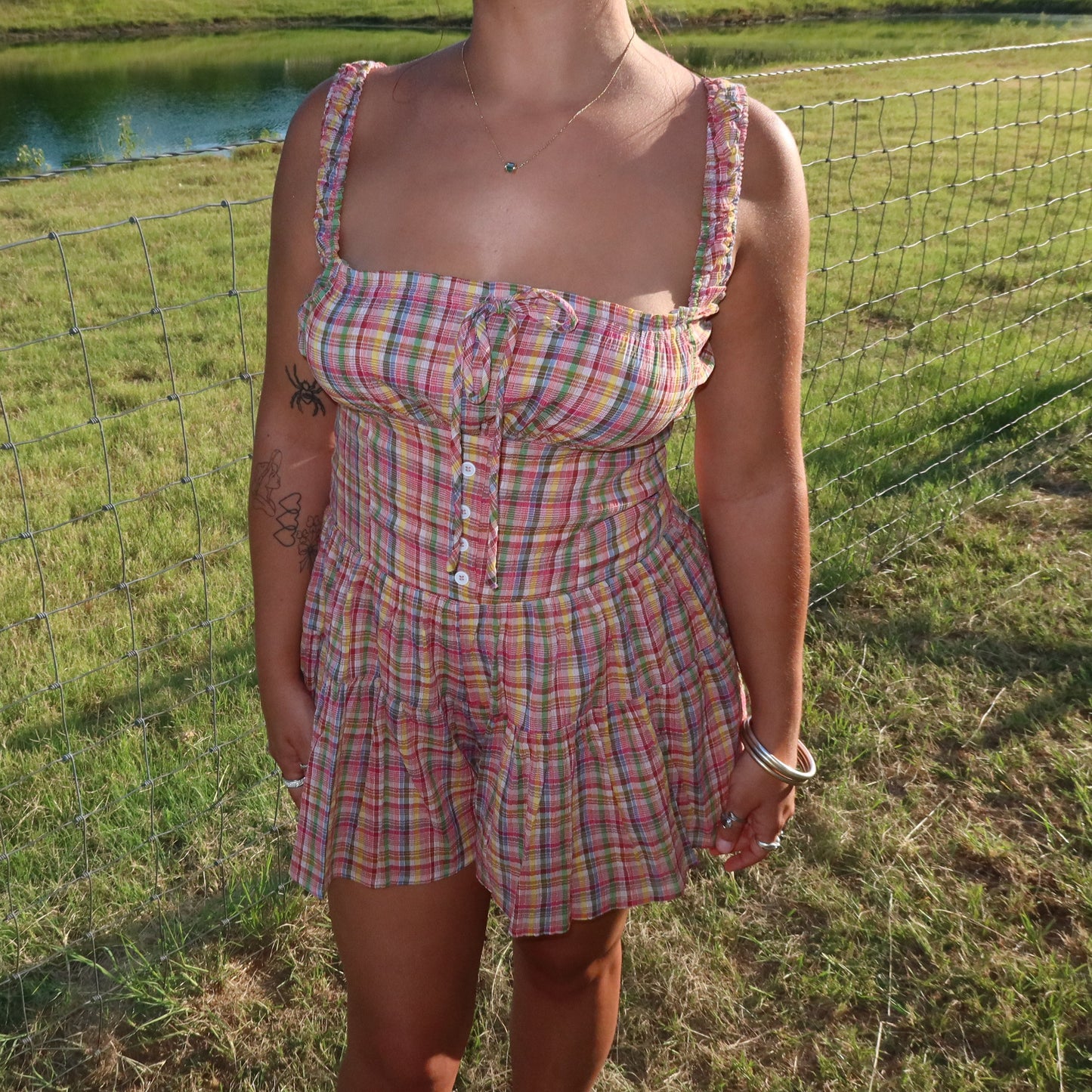 Beachside Colorful Romper