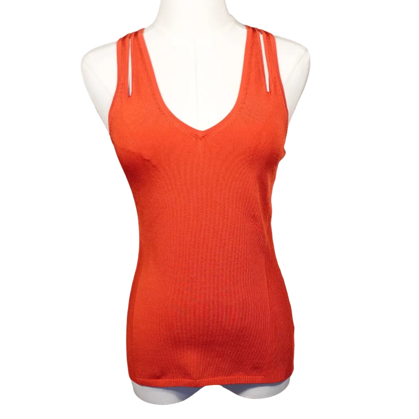 Tangerine Ring Detail Tank- S