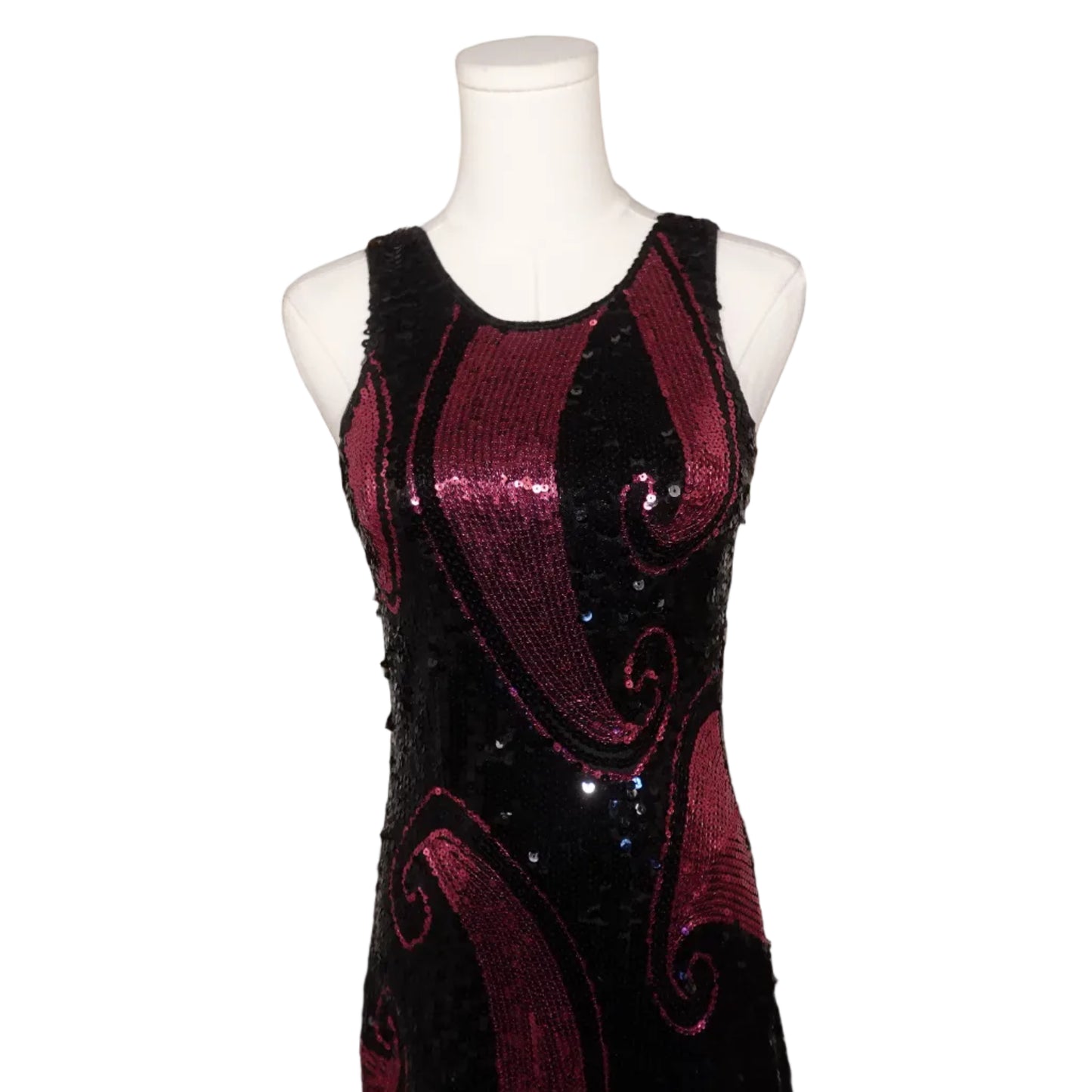 Pink Electric Sequin Mini Dress