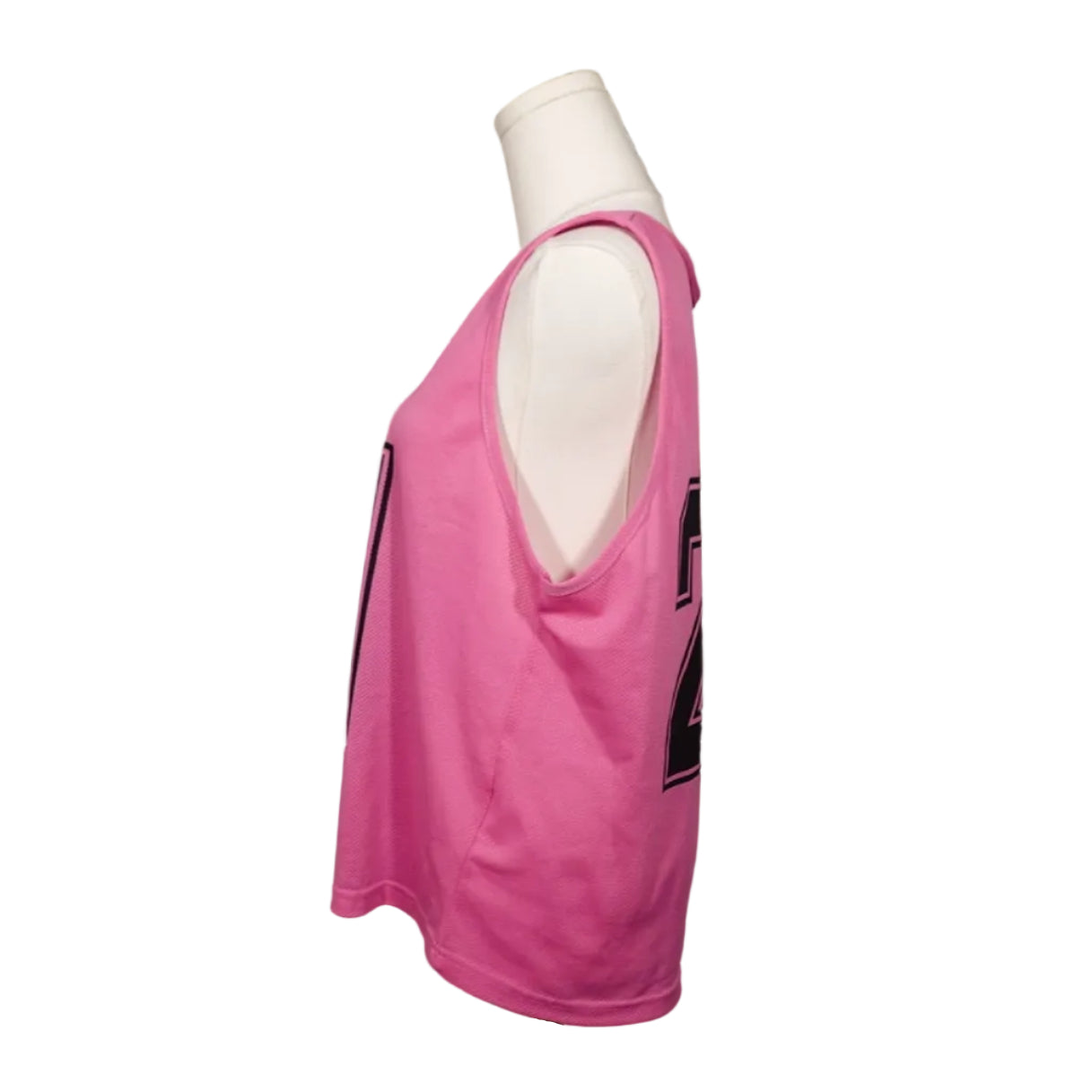 Hot Pink “21” Athletic Mesh Tank