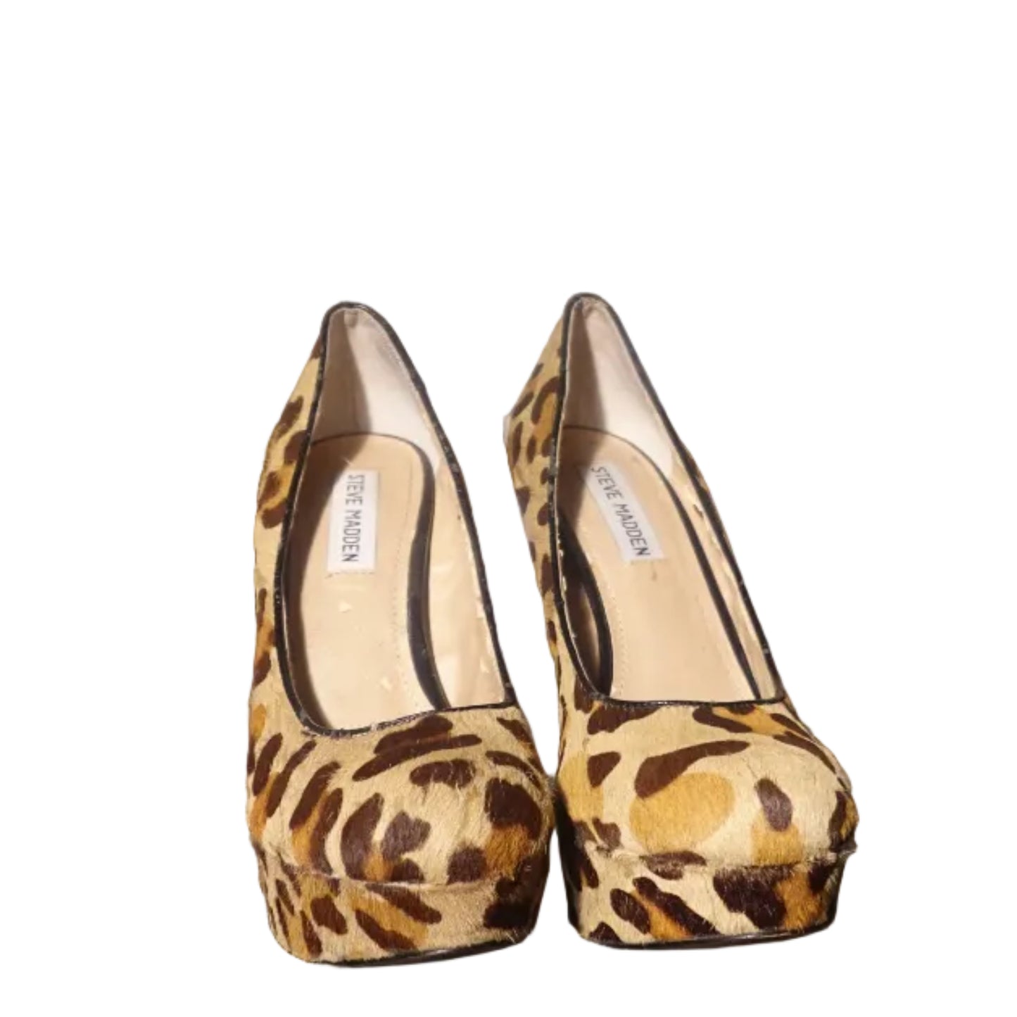 Leopard Platform Stiletto Pumps(7.5)