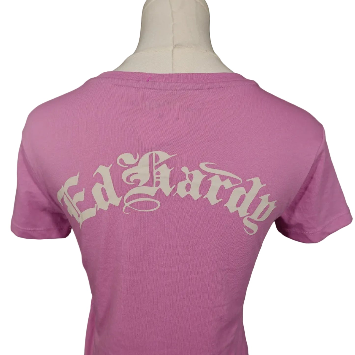 Ed Hardy Pink Tattoo Graphic Baby Tee