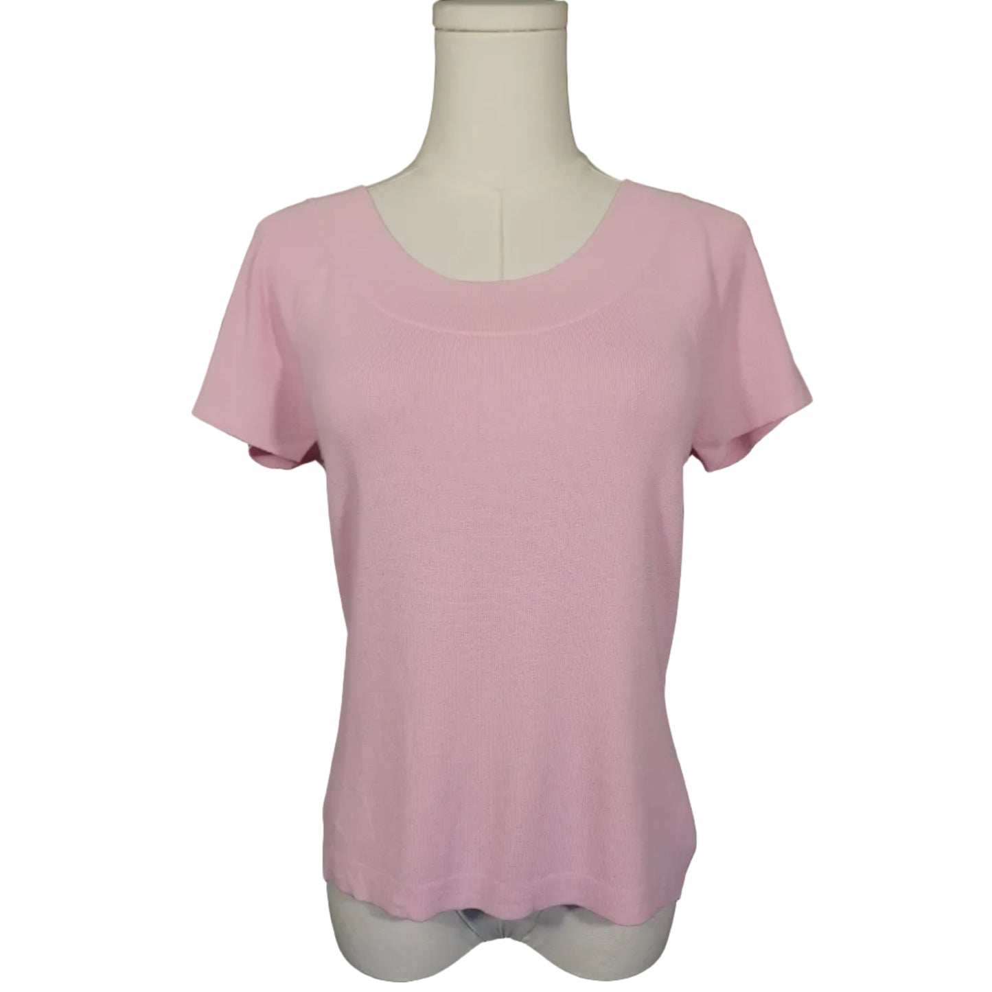 Talbots Bubble Gum Pink Soft Knit Tee (S)