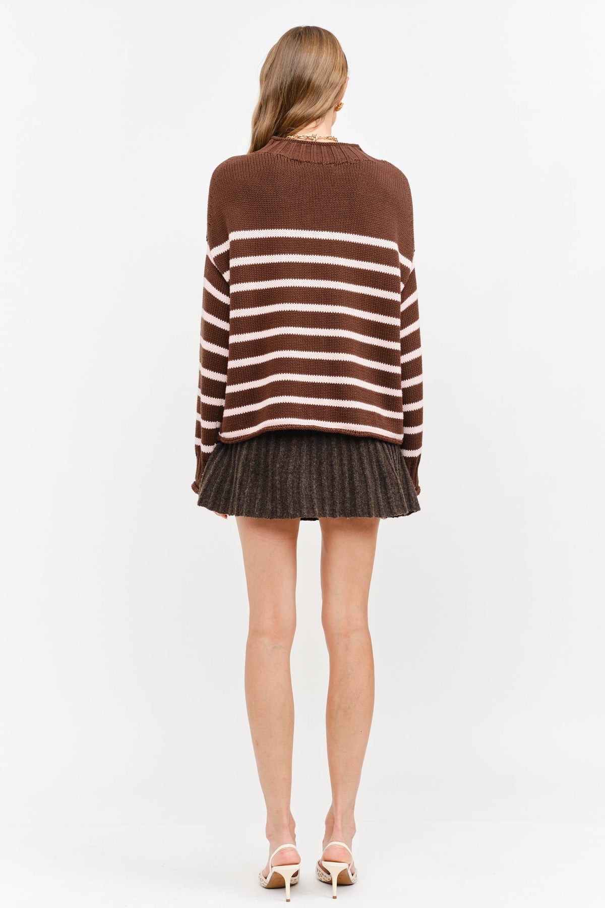 PREORDER The Espresso Stripe Sweater
