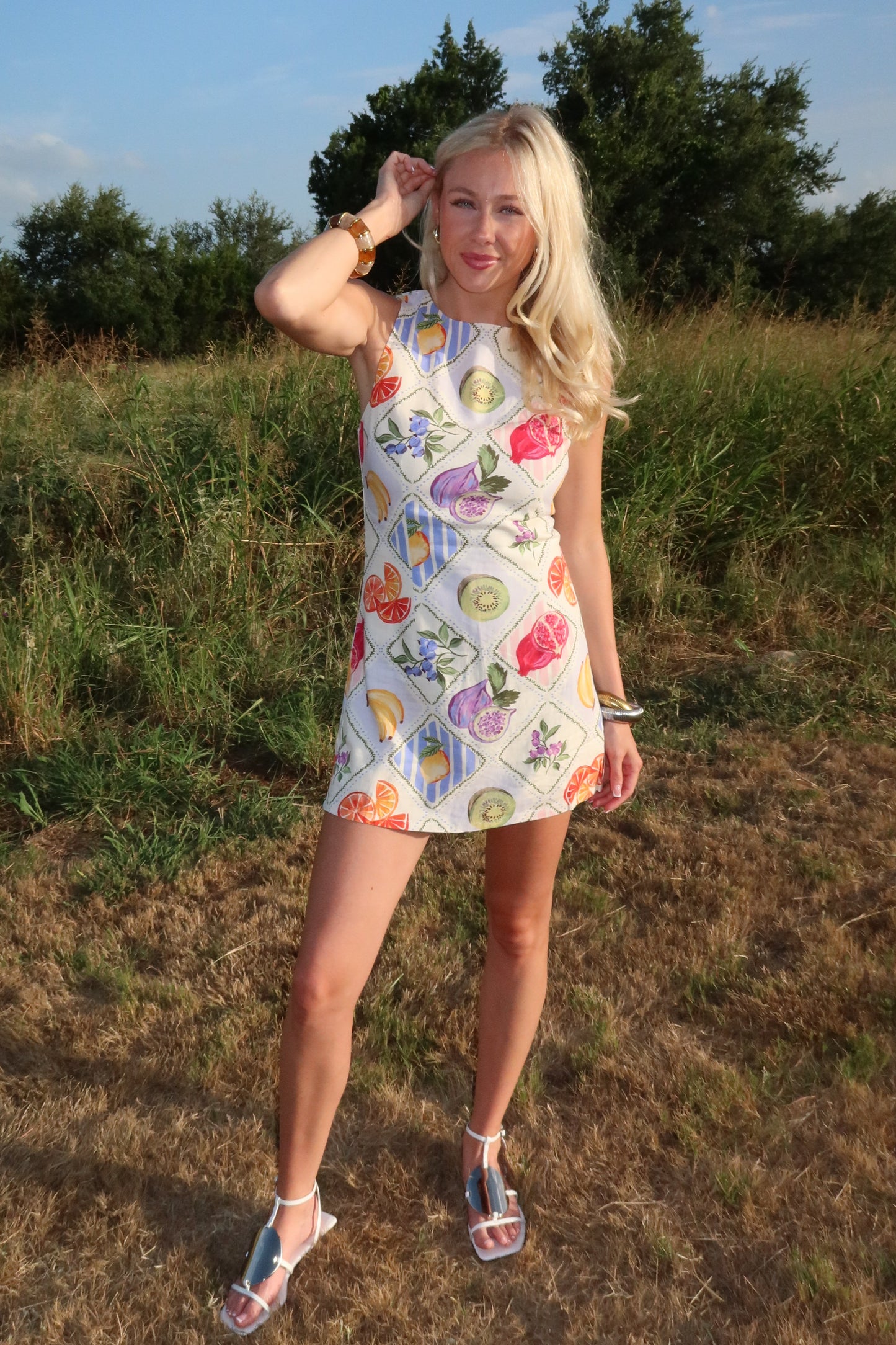 Fruit Blossom Mini Dress