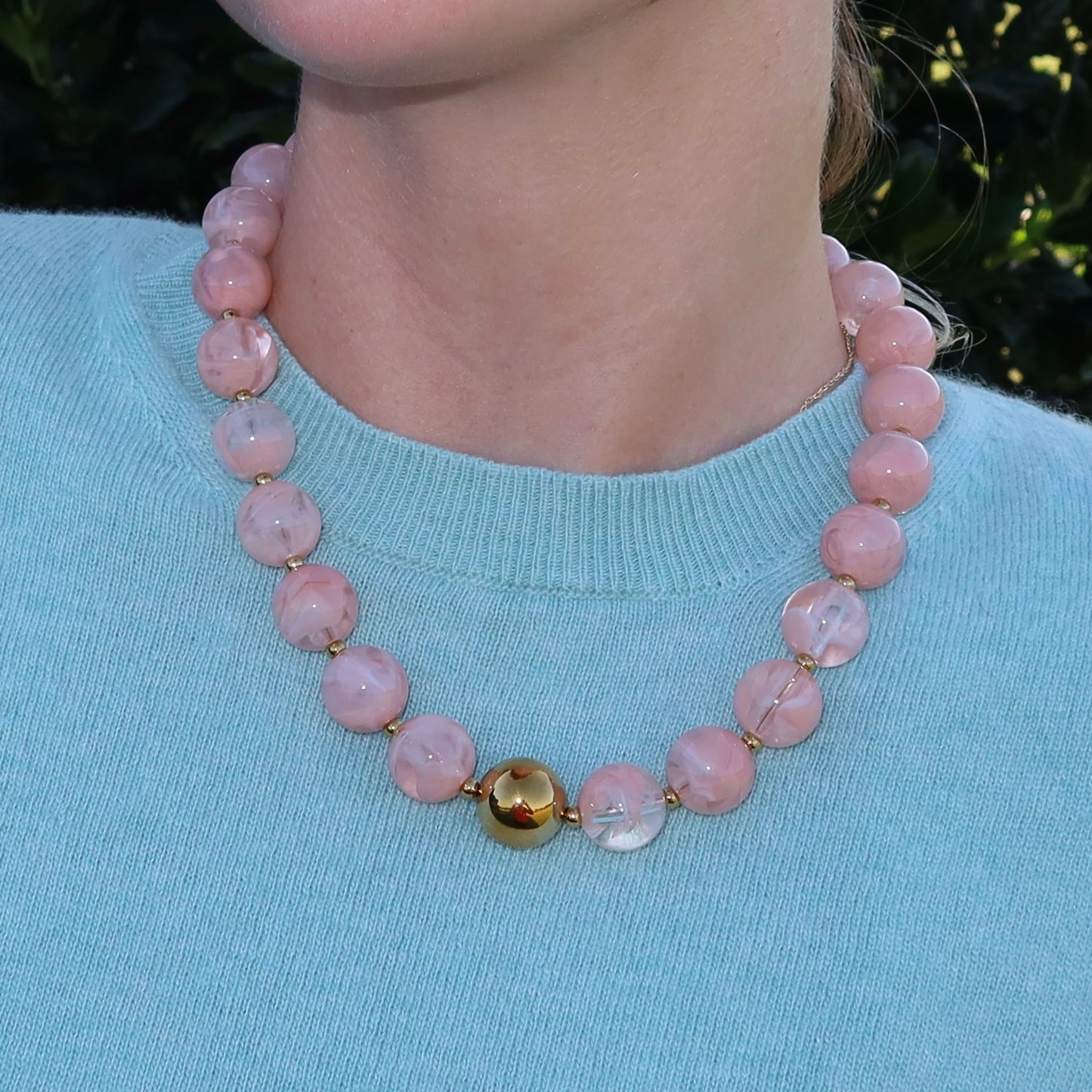 Blush Beaded Necklace