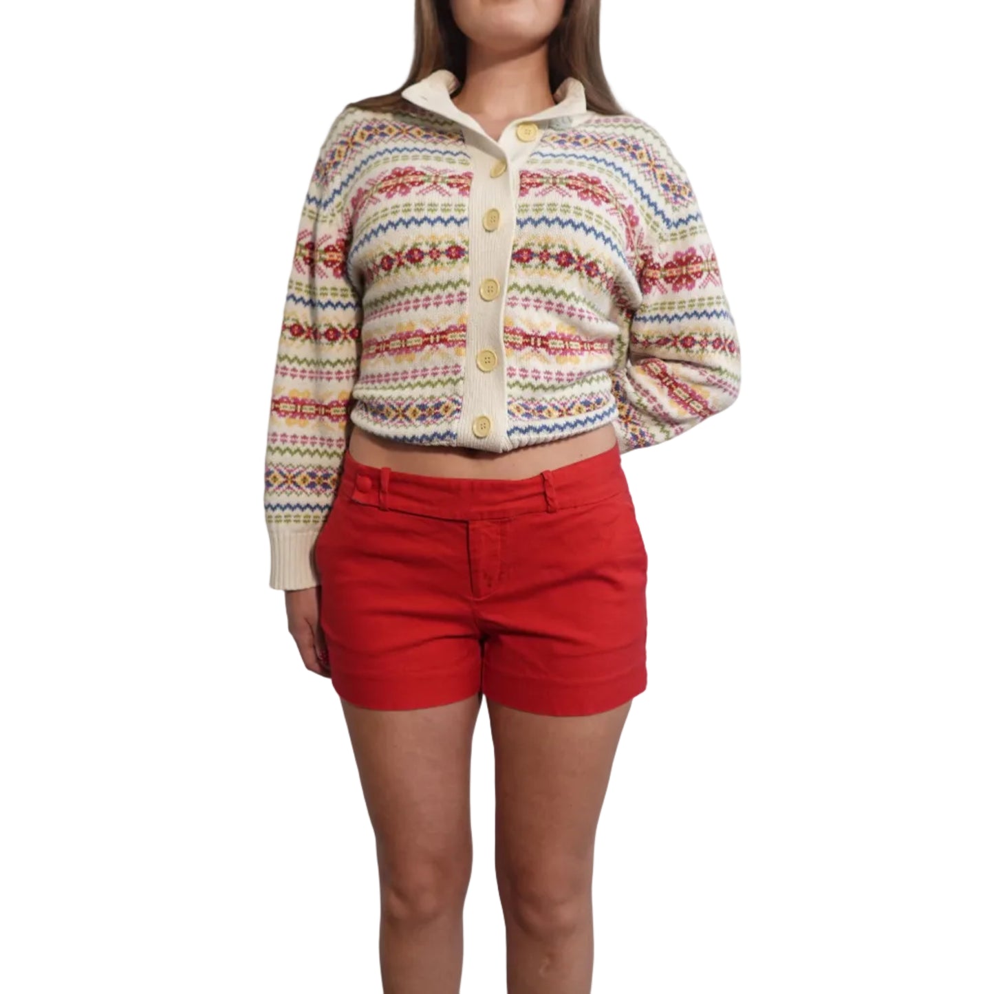 Martin Fit Tailored Mini Shorts - Cherry Red-6