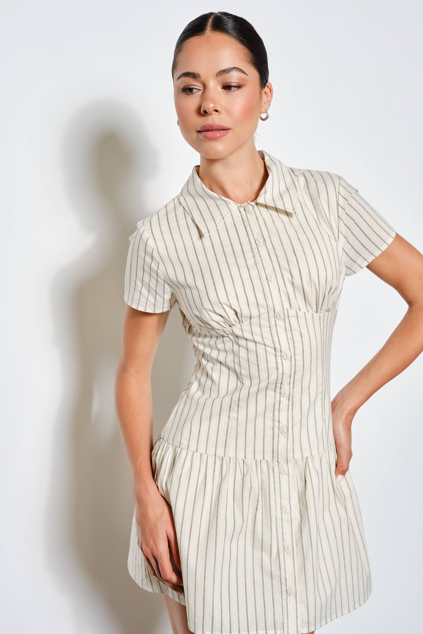 Loretta Shirt Mini Dress