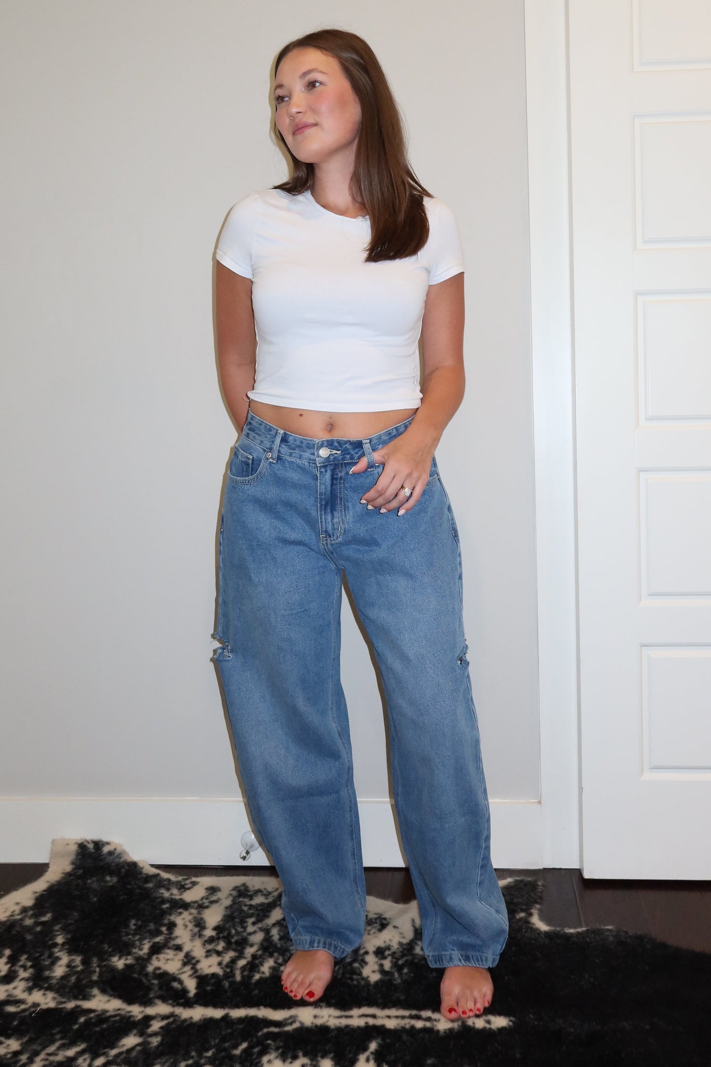 West End Barrel Jeans
