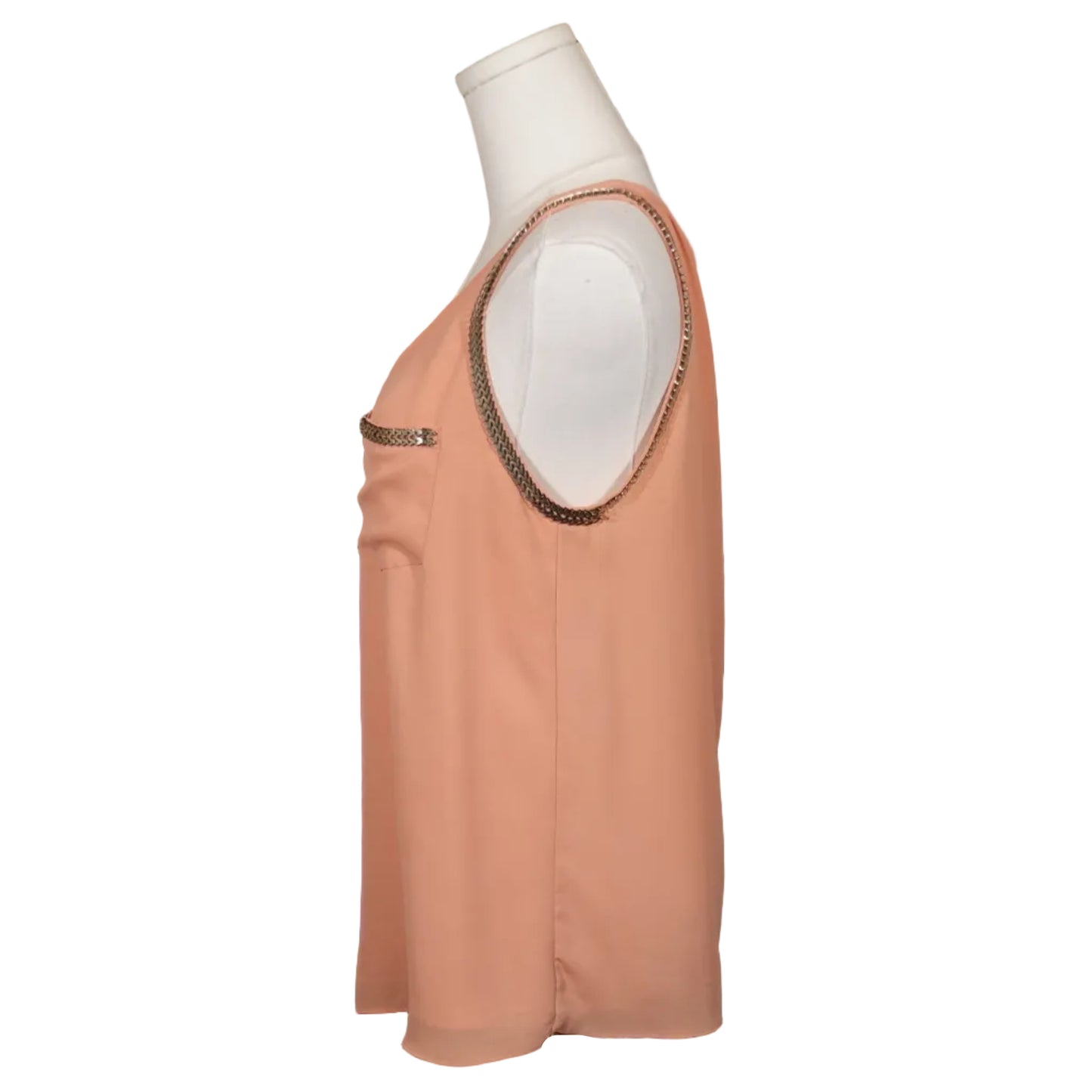 Peach Chainlink Tank-S