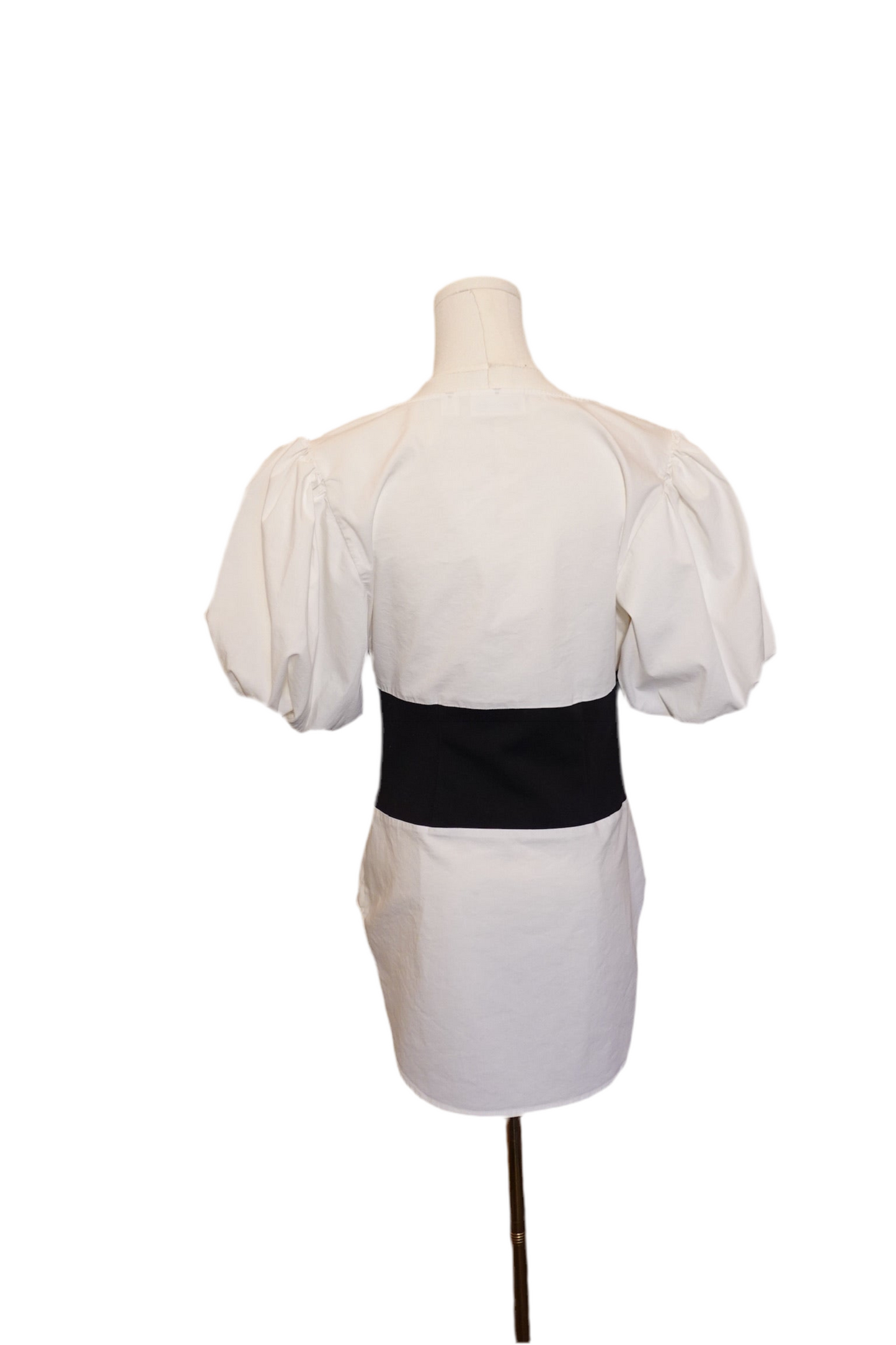 7th Avenue Design Studio Colorblock Puff Sleeve Top (S)